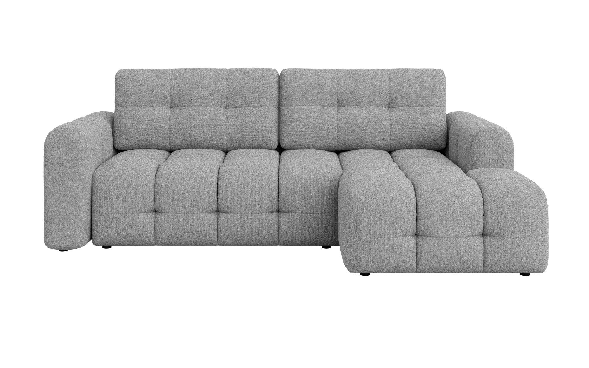 INOSIGN Hoekbank Manilla, optioneel met bedfunctie, B/D/H 265/170/91 cm L-vorm met recamiere rechts/links bestelbaar, golfondersteuning