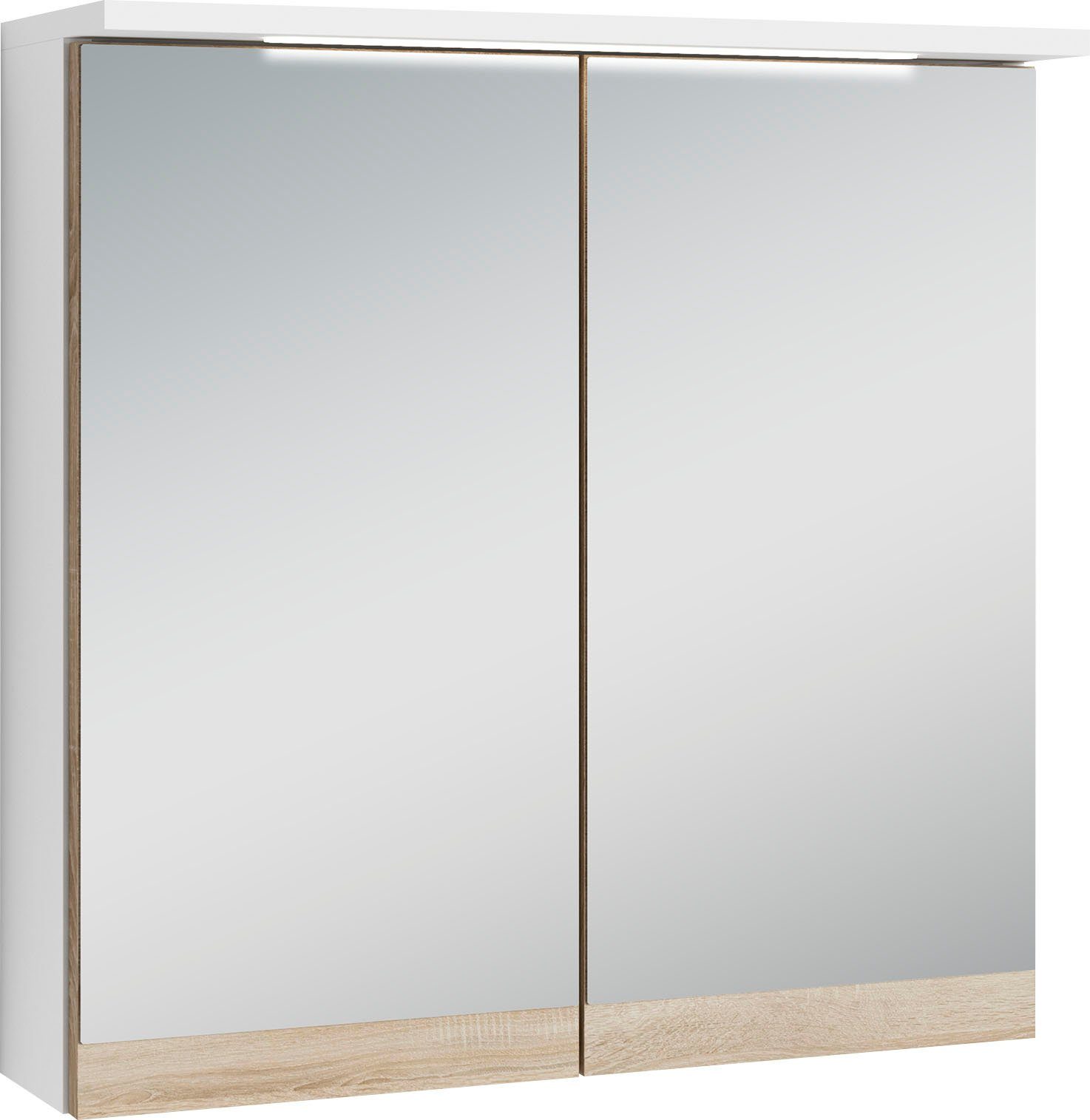 byLIVING Spiegelkast Marino Breedte 60 cm, met soft-closefunctie deuren, inclusief ledverlichting