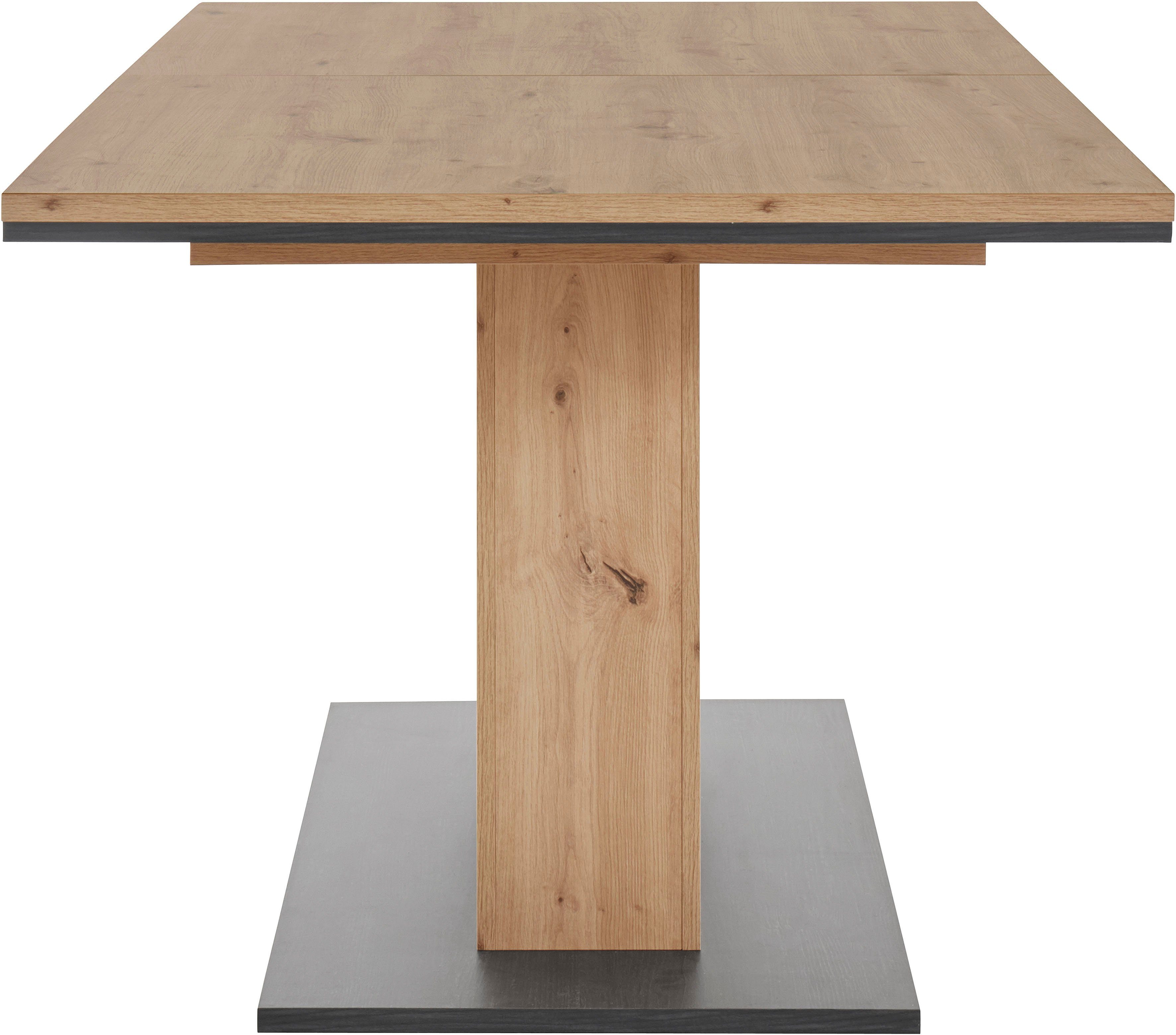 HELA Eettafel Atlanta T Uittrekbaar van breedte 160-210 cm