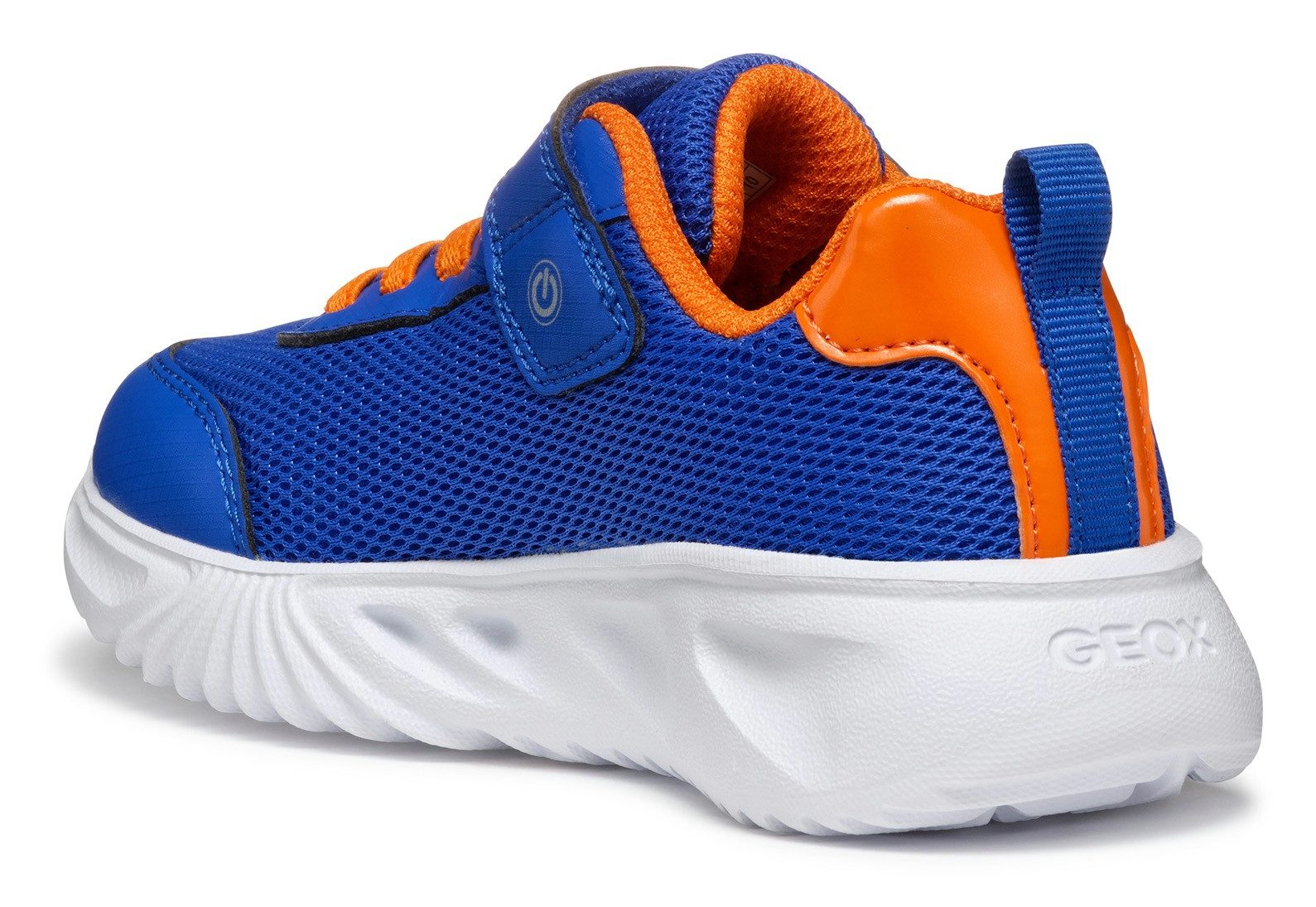 Geox Sneakers J ASSISTER BOY knipperschoen , sportschoen, klittenbandschoen met opvallend knipperende zool