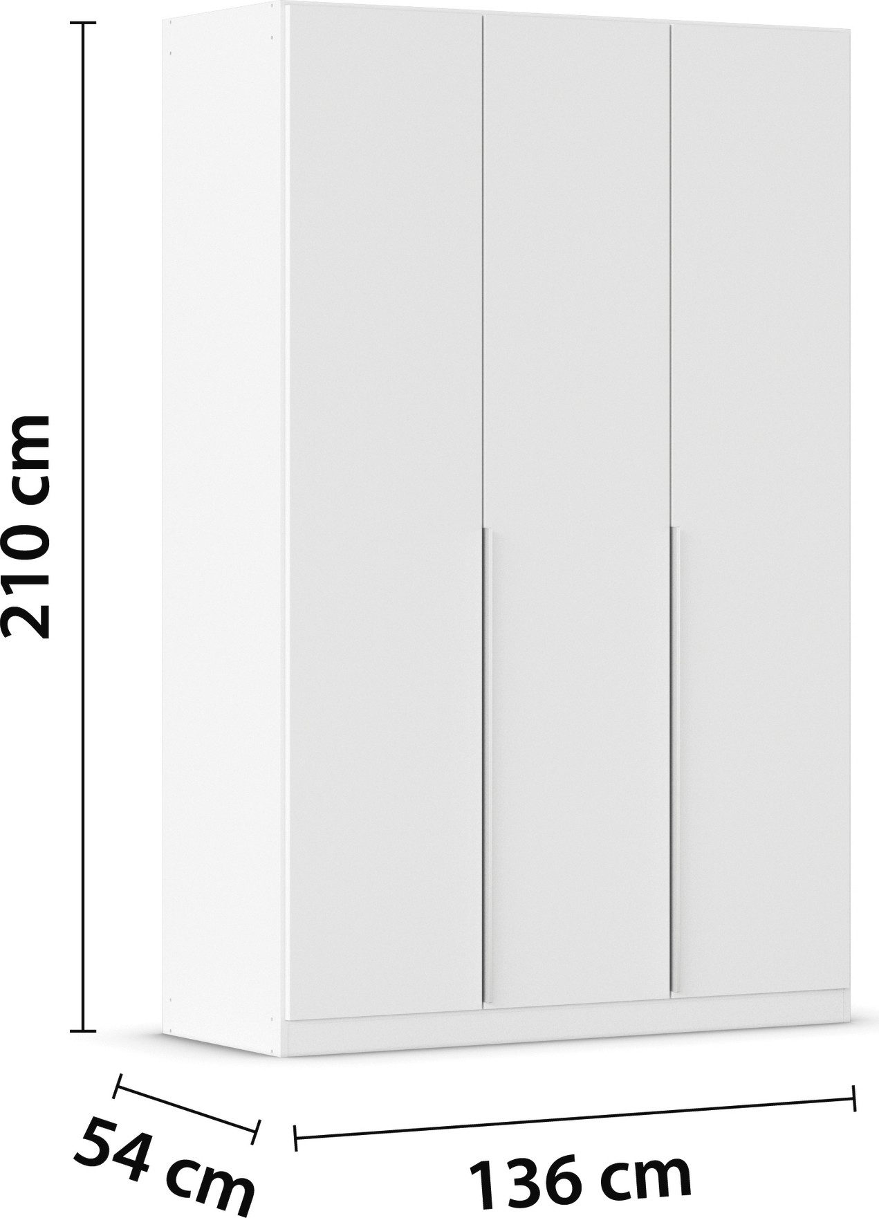 rauch Draaideurkast Kledingkast garderobe AGORDO TOPSELLER slaapkamer doordachte binnenuitrusting, in 6 breedtes en 2 hoogtes made in germany