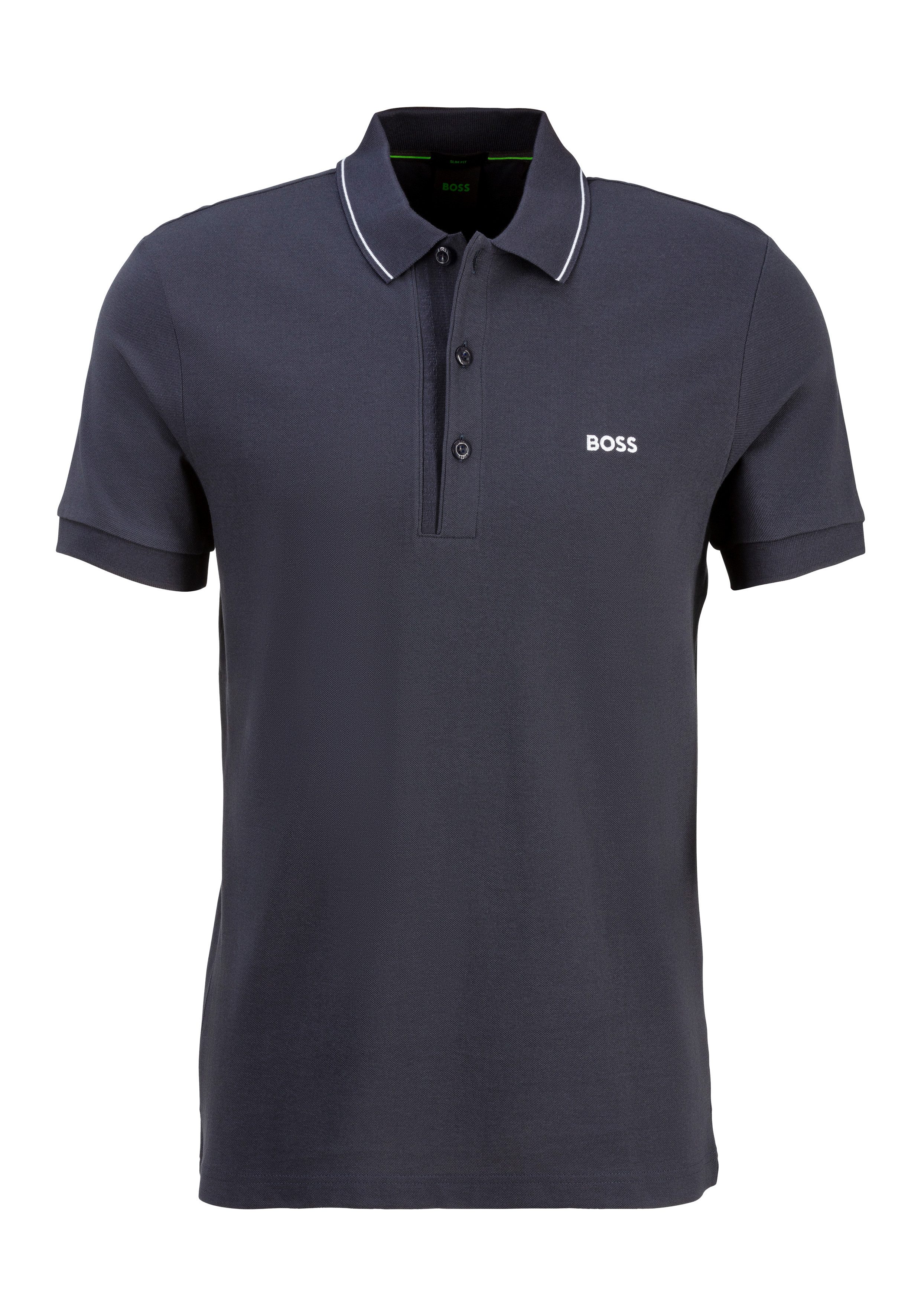 BOSS GREEN Poloshirt Paule 4 met een polokraag