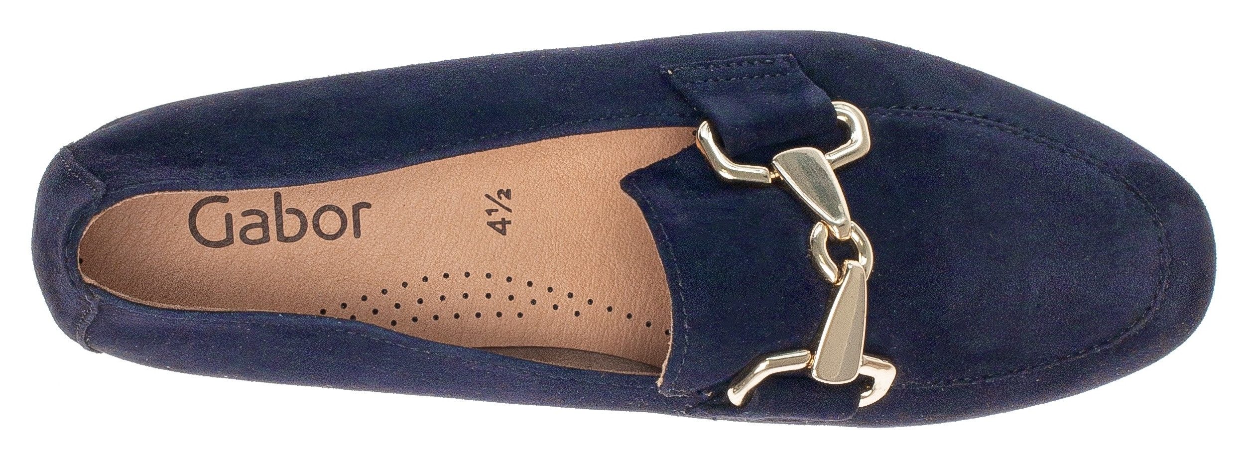 Gabor Instappers , loafer, lage schoen, zakelijke schoen met elegante decoratieve gesp