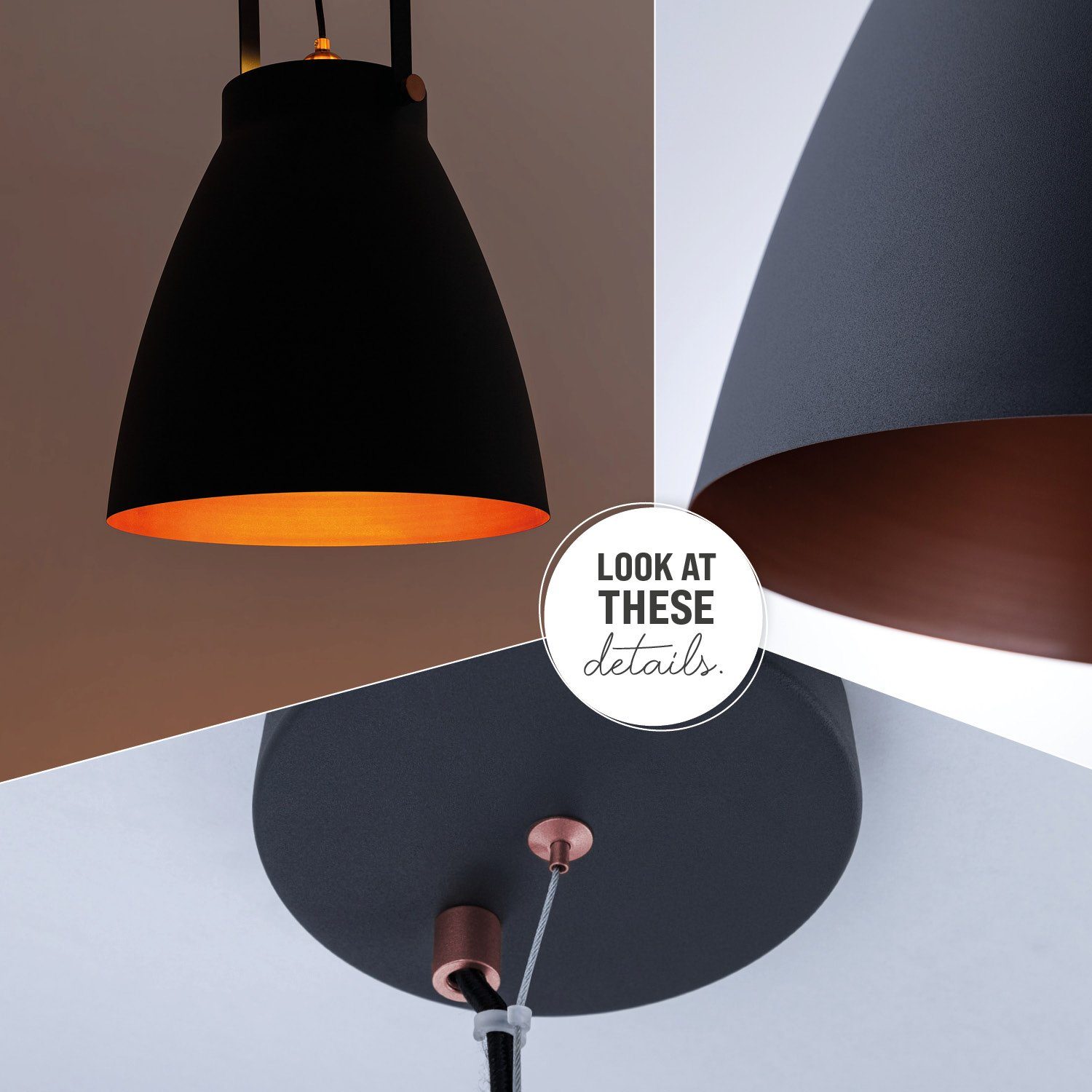 Paco Home Hanglamp BOONE PD Staande lamp modern woonkamer Industrial koplamp design E27