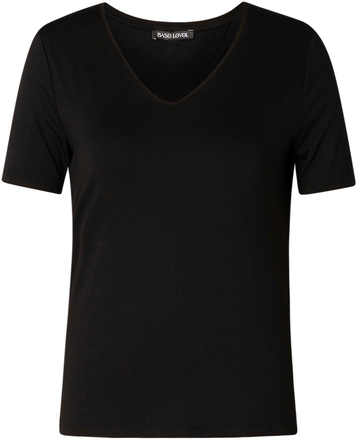 Base Level T-shirt Yanic met v-hals