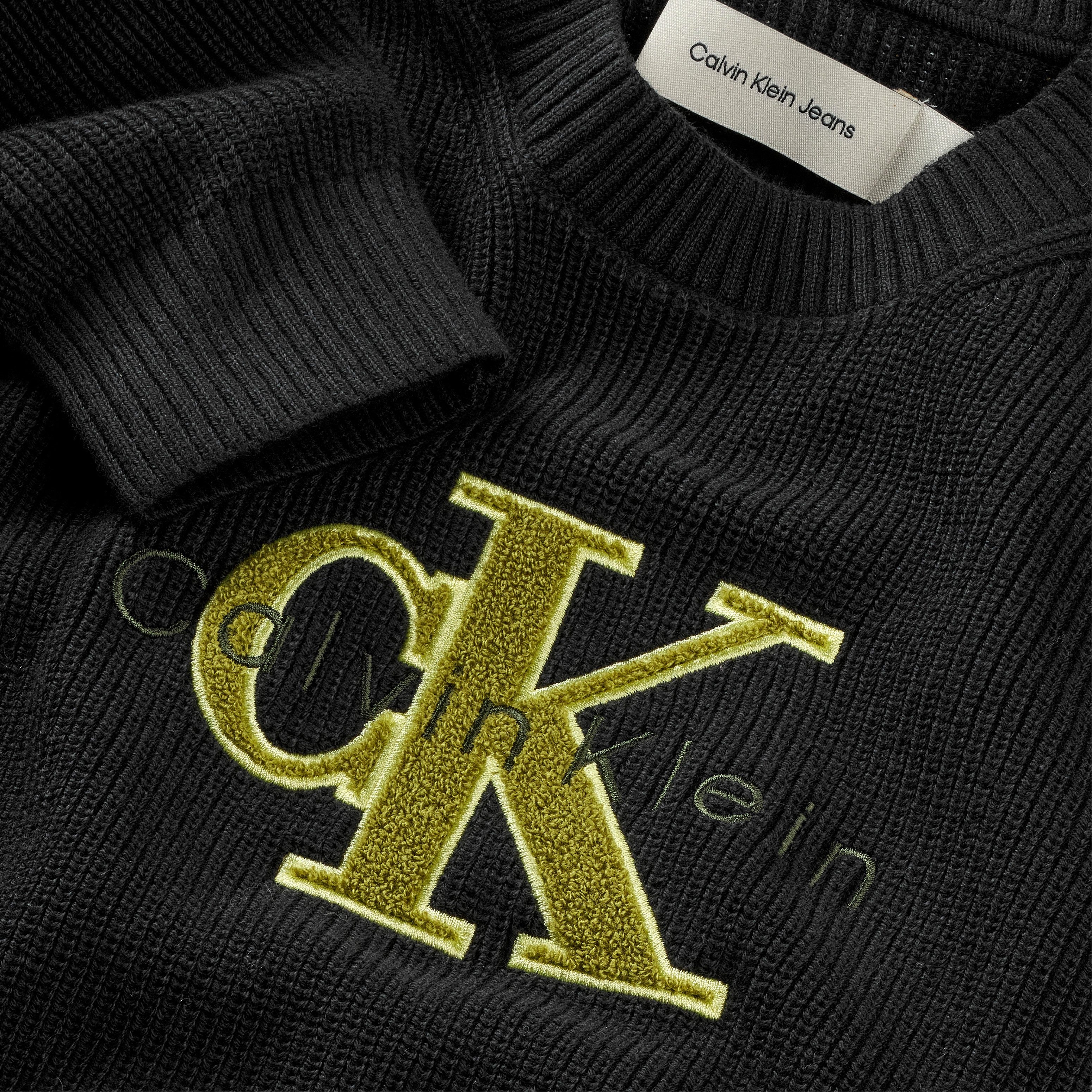 Calvin Klein Gebreide trui Towelling Ck Stitch Sweater