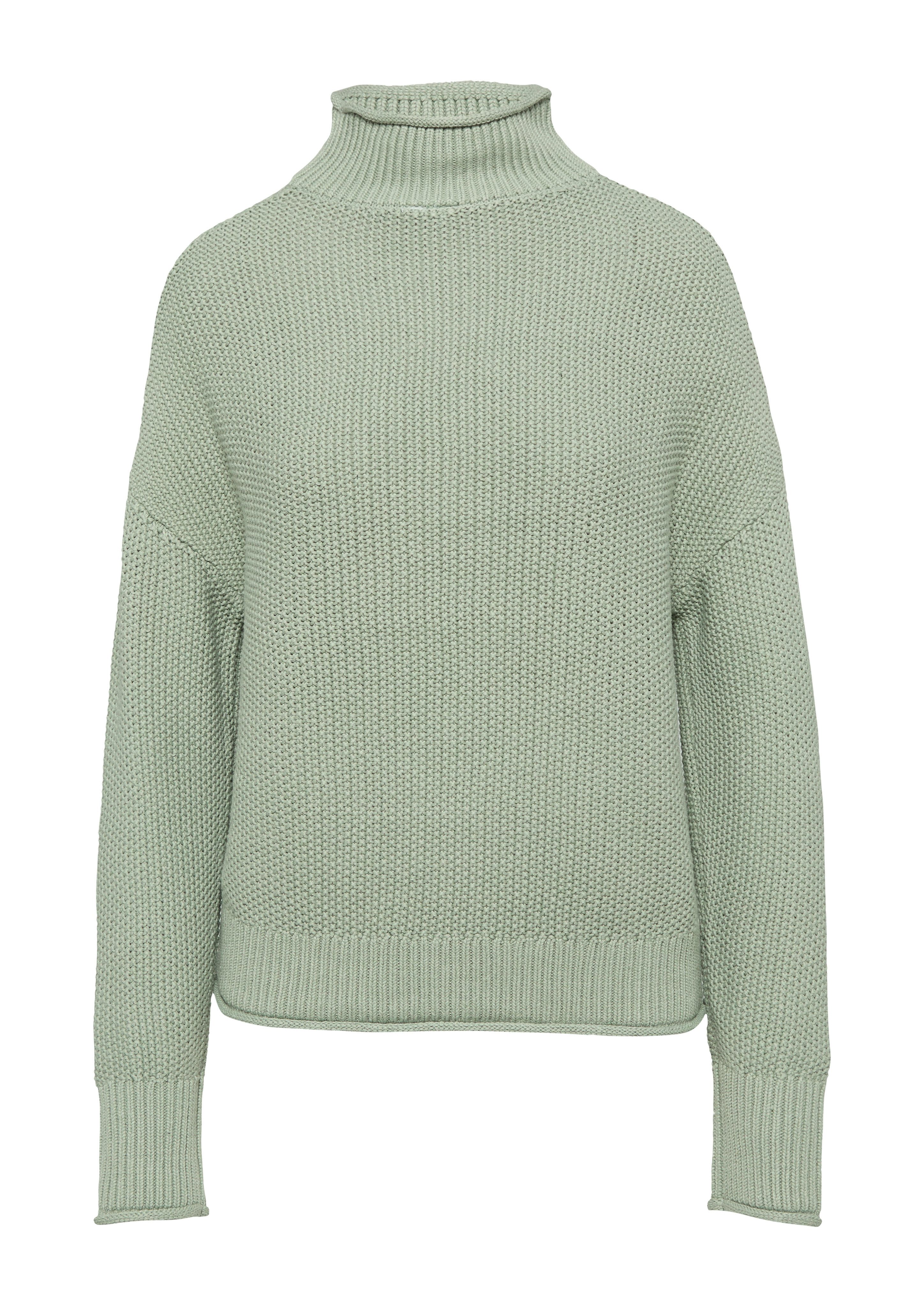 Q S designed by Gebreide trui met een ribcol