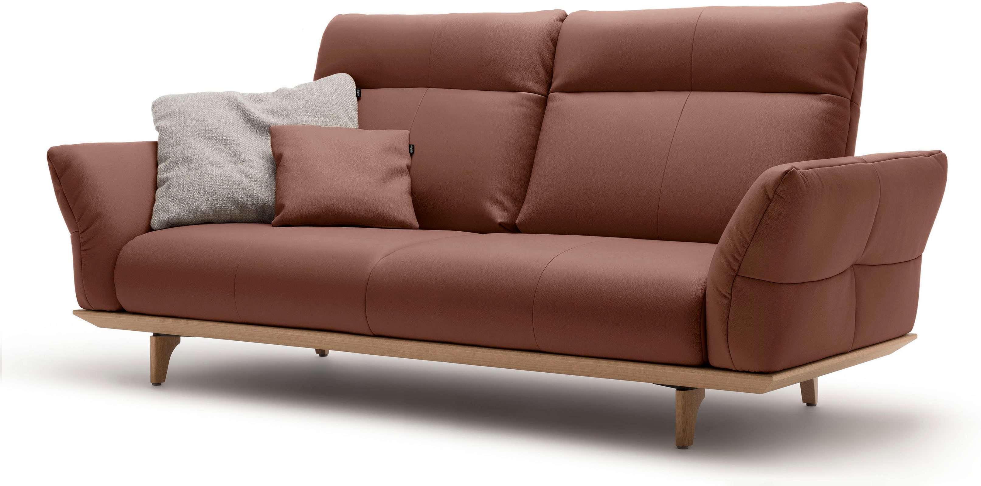 Creation BY ROLF BENZ 3-zitsbank Hs.460 Onderstel in eiken, poten in natuurlijk eiken, breedte 208 cm