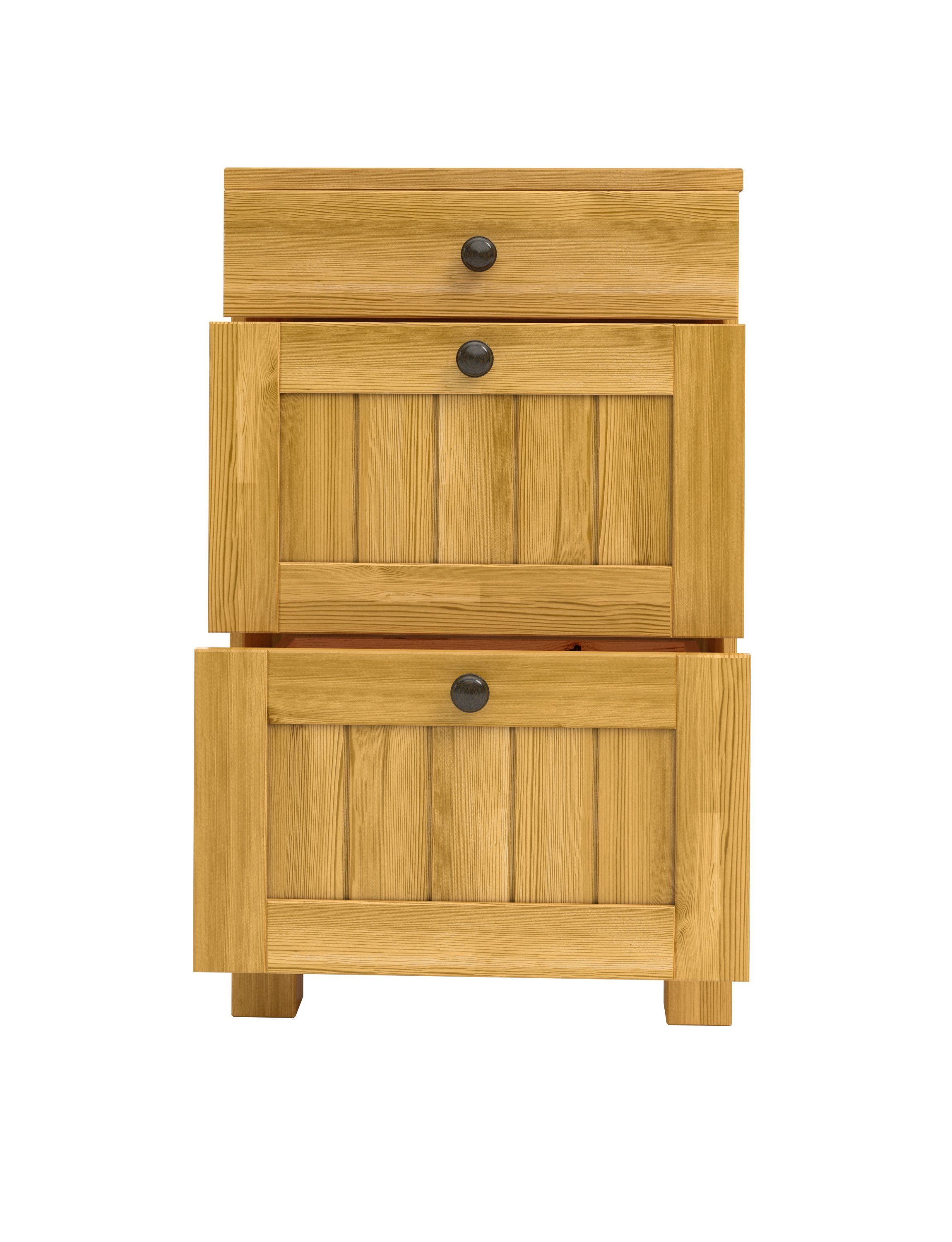 Home affaire Onderkast Alby2 , met metalen handgrepen, breedte 50 cm