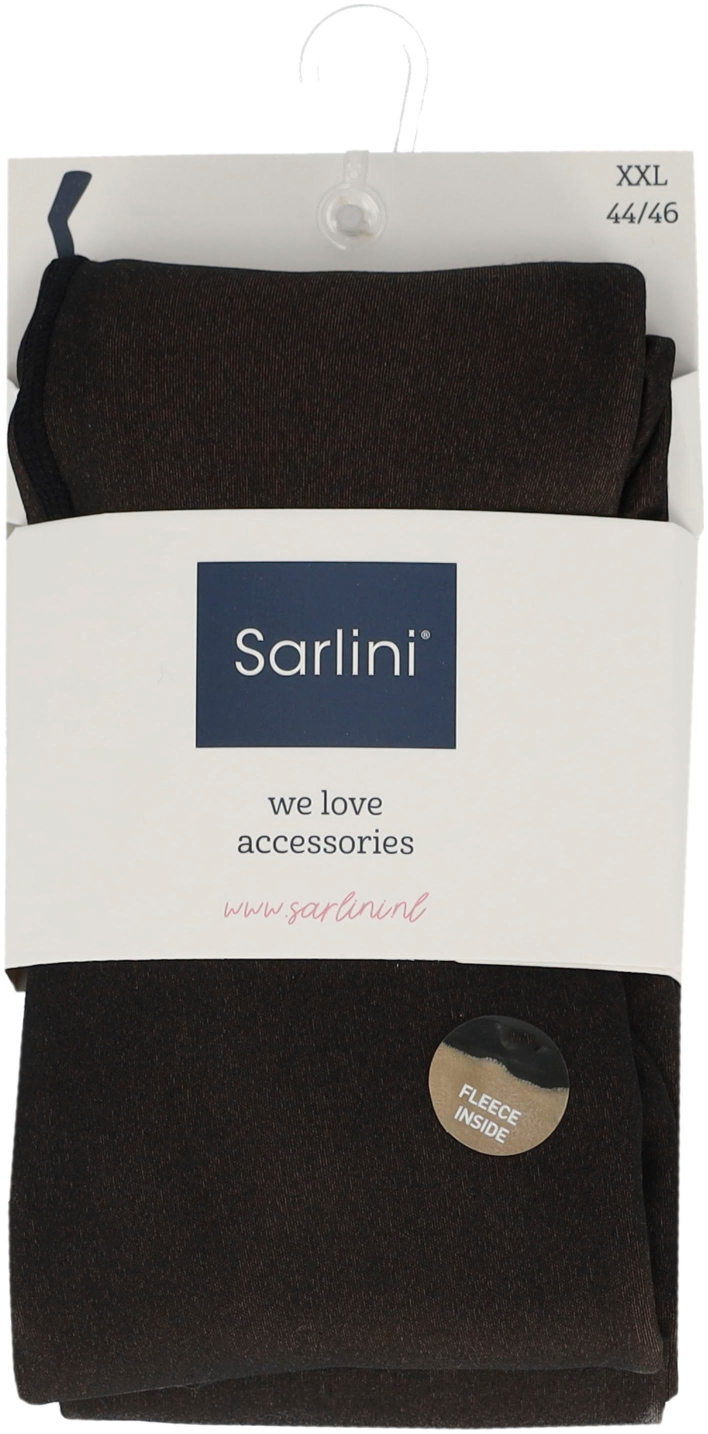 Sarlini Thermopanty DAMES FLEECE VOERING LEGGINGS in transparante look