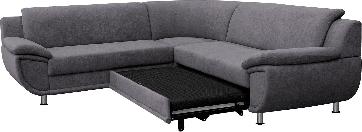 TRENDMANUFAKTUR Hoekbank Rondo optioneel met slaapfunctie, 267x247 cm (BxD), brede armleuningen