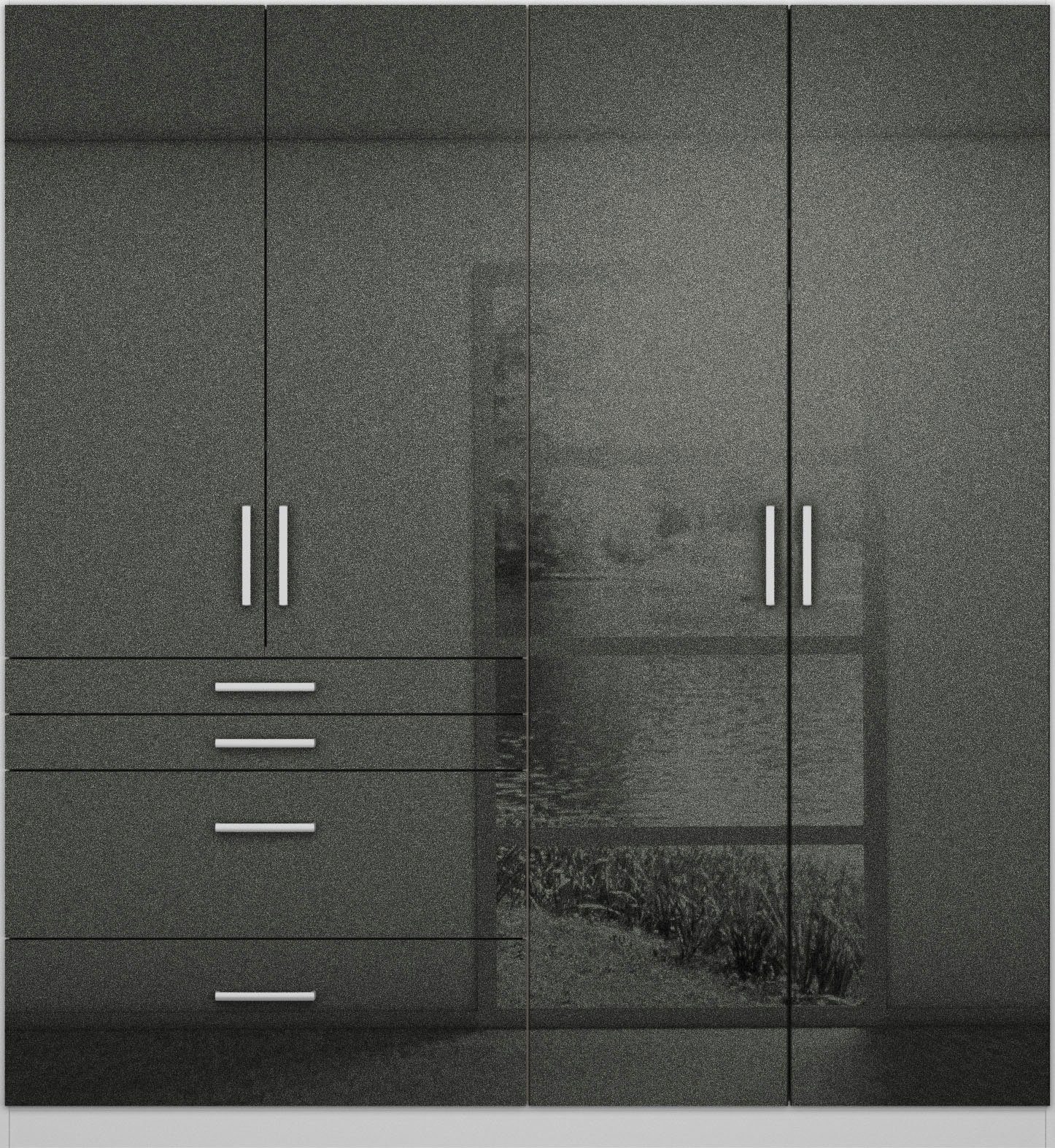 rauch Draaideurkast Kledingkast kast garderobe garderobekast topseller HOMBURG met veel opbergruimte, bovenste lade met indeling made in germany