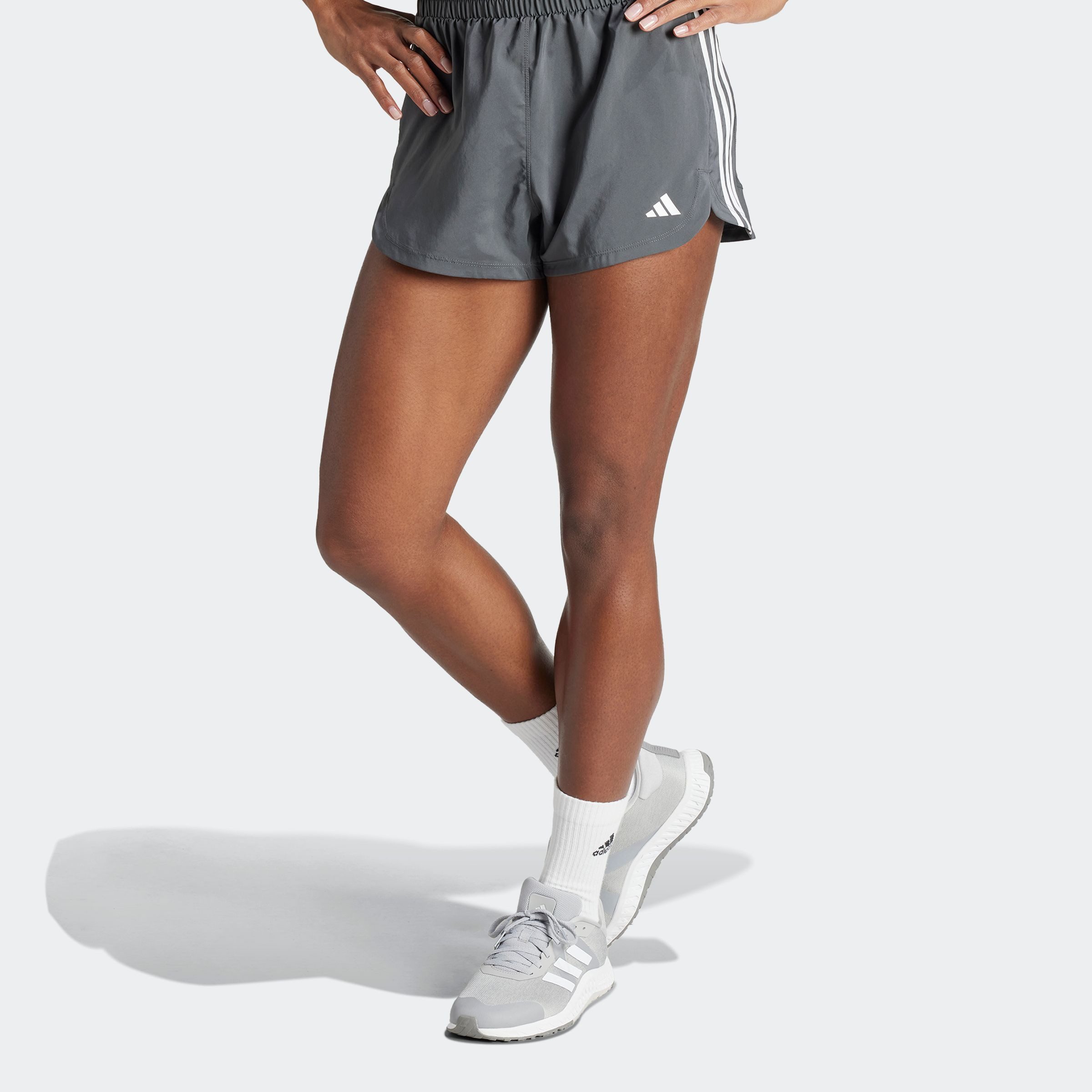 adidas Performance Short PACER WVN HIGH Geweven trainingsshorts met hoge taille (1-delig)