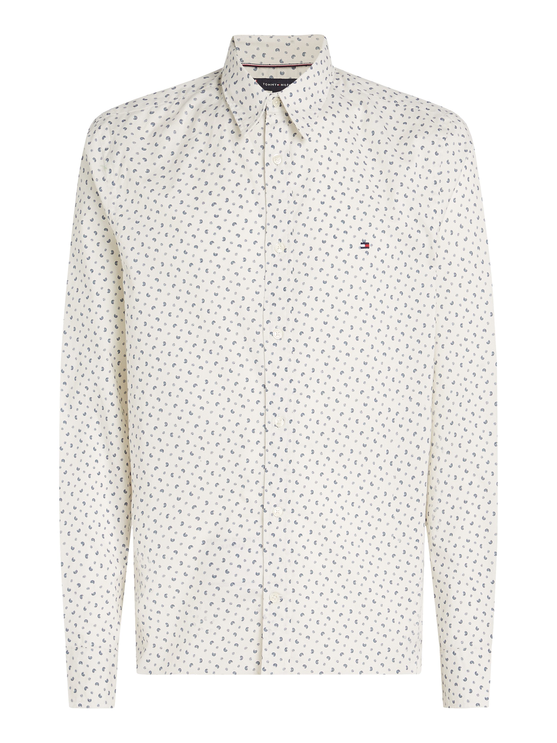 Tommy Hilfiger Overhemd met lange mouwen FLEX POPLIN AOP SF SHIRT