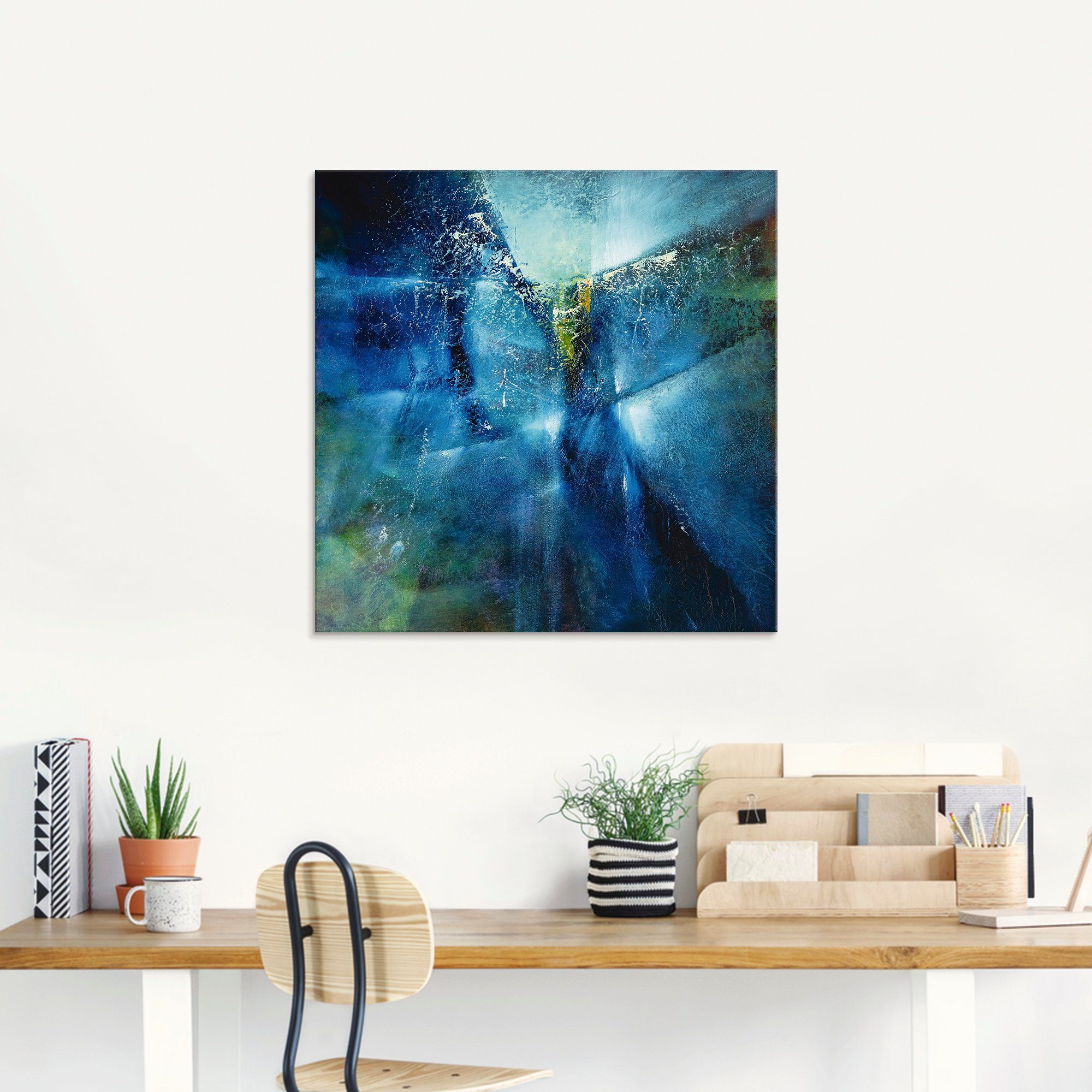 Artland Print op glas En ik droomde dat ik vloog