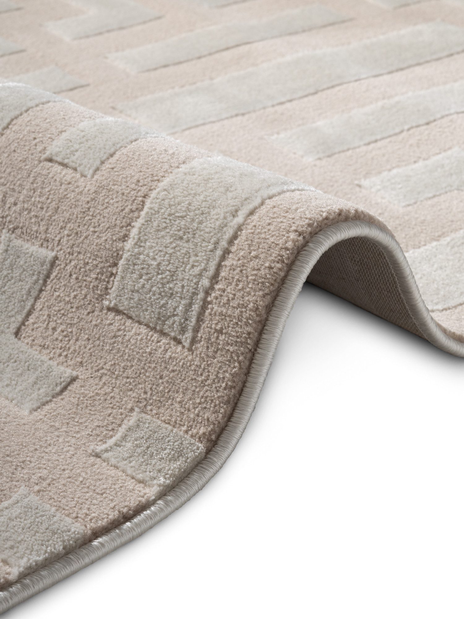 ELLE DECORATION Design-vloerkleed Onyx Woonkamer, slaapkamer, loper, hoog-laag effect, gang, glans