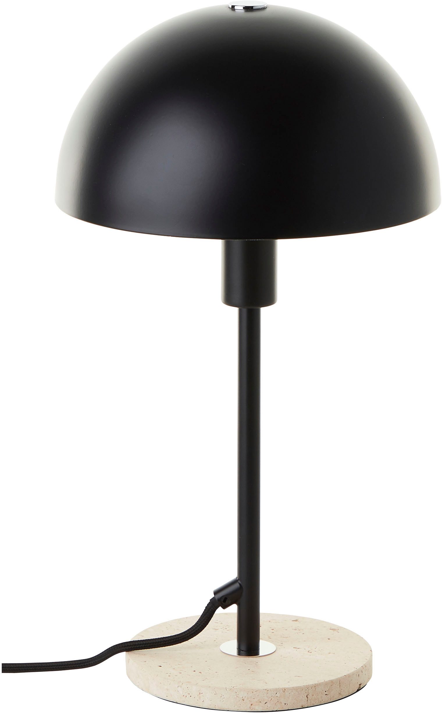 LeGer Home by Lena Gercke Tafellamp Linnea paddenstoel lamp - travertijn steenvoet Paddenstoel lamp, tafellamp, hoogte 35,5 cm, natuursteen, paddenstoellamp (1 stuk)