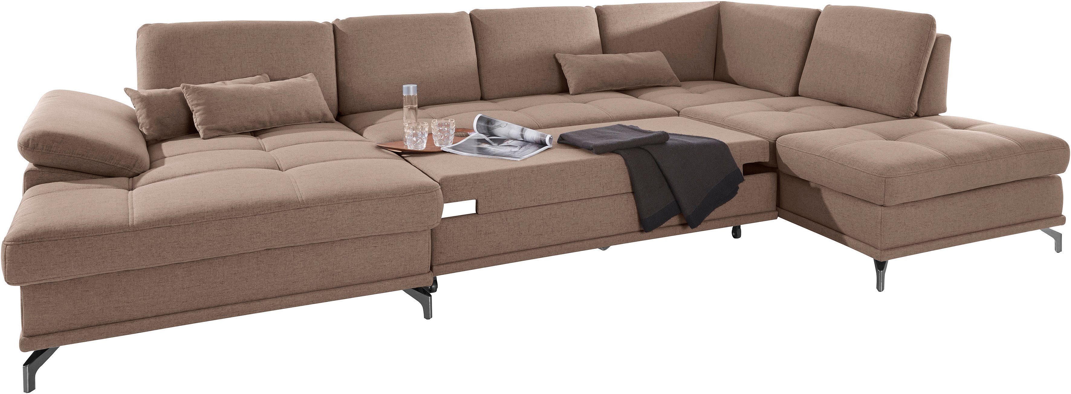 Places of Style Zithoek Costello U-vorm, met zitdiepteverstelling, armleuningverstelling en