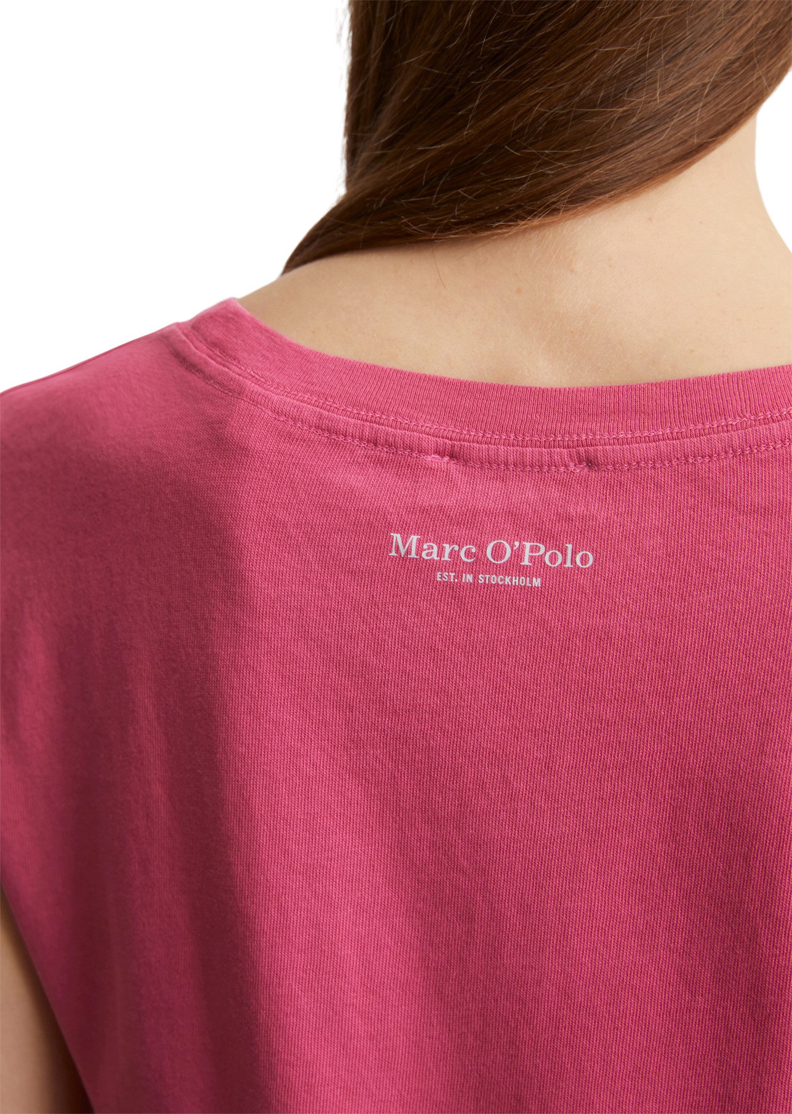 Marc O'Polo Tanktop een subtiel gebogen zoomlijn