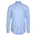 tommy hilfiger overhemd met lange mouwen cl cotton twill reg shirt blauw