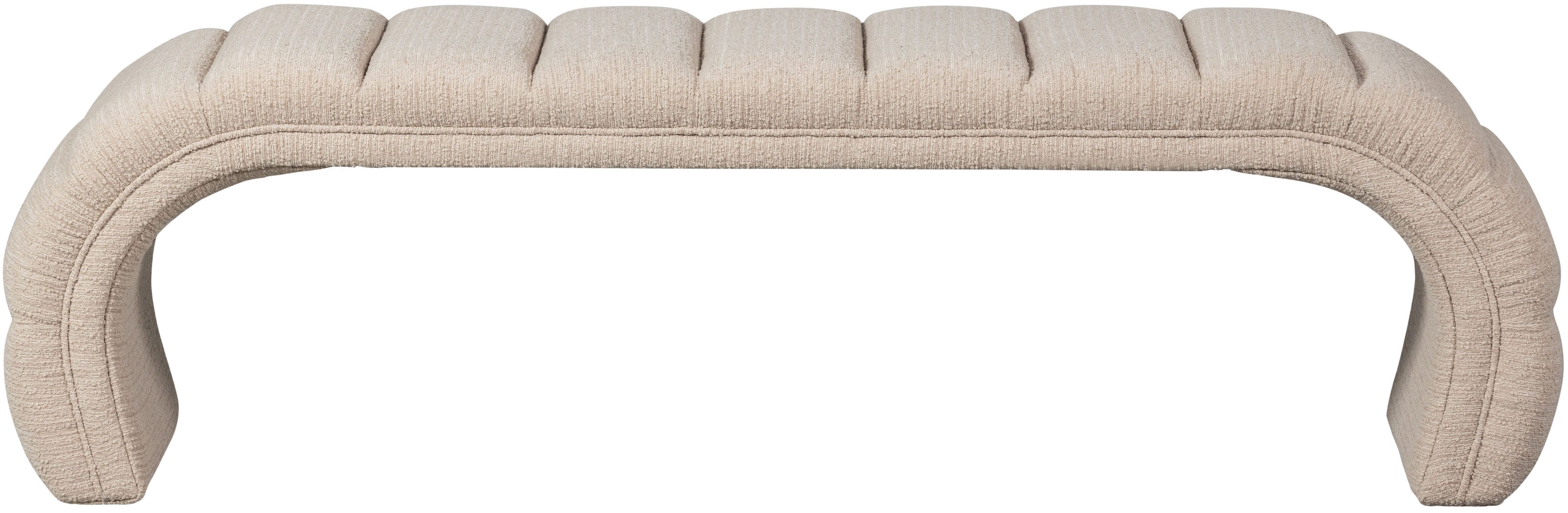 WOOOD Bank Traffic Zitbank met grof geweven stof, breedte 163 cm slaapkamerbankjes beige