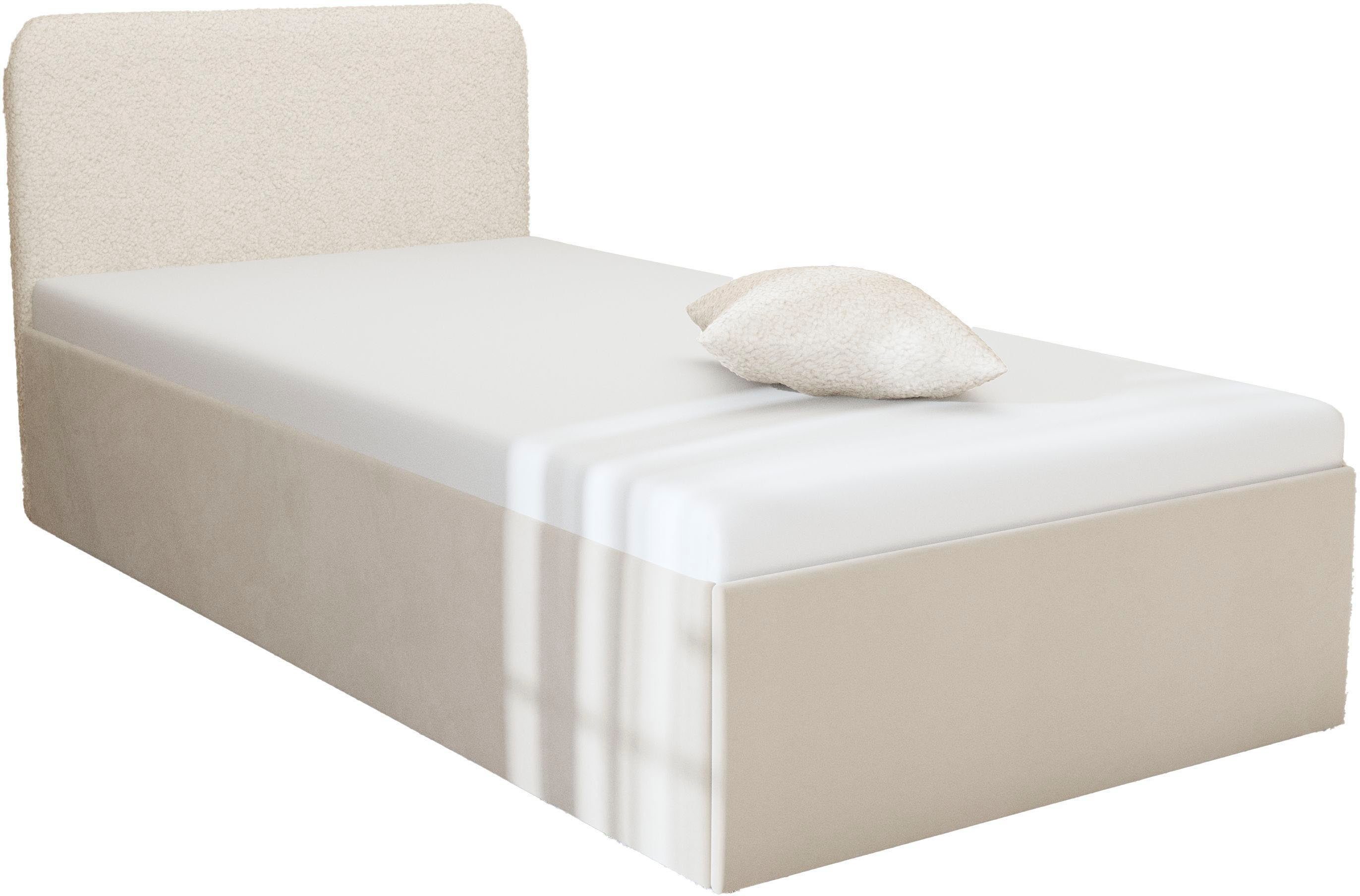 Westfalia Polsterbetten Gestoffeerd bed Shawn bed verkrijgbaar in twee verschillende hoogtes