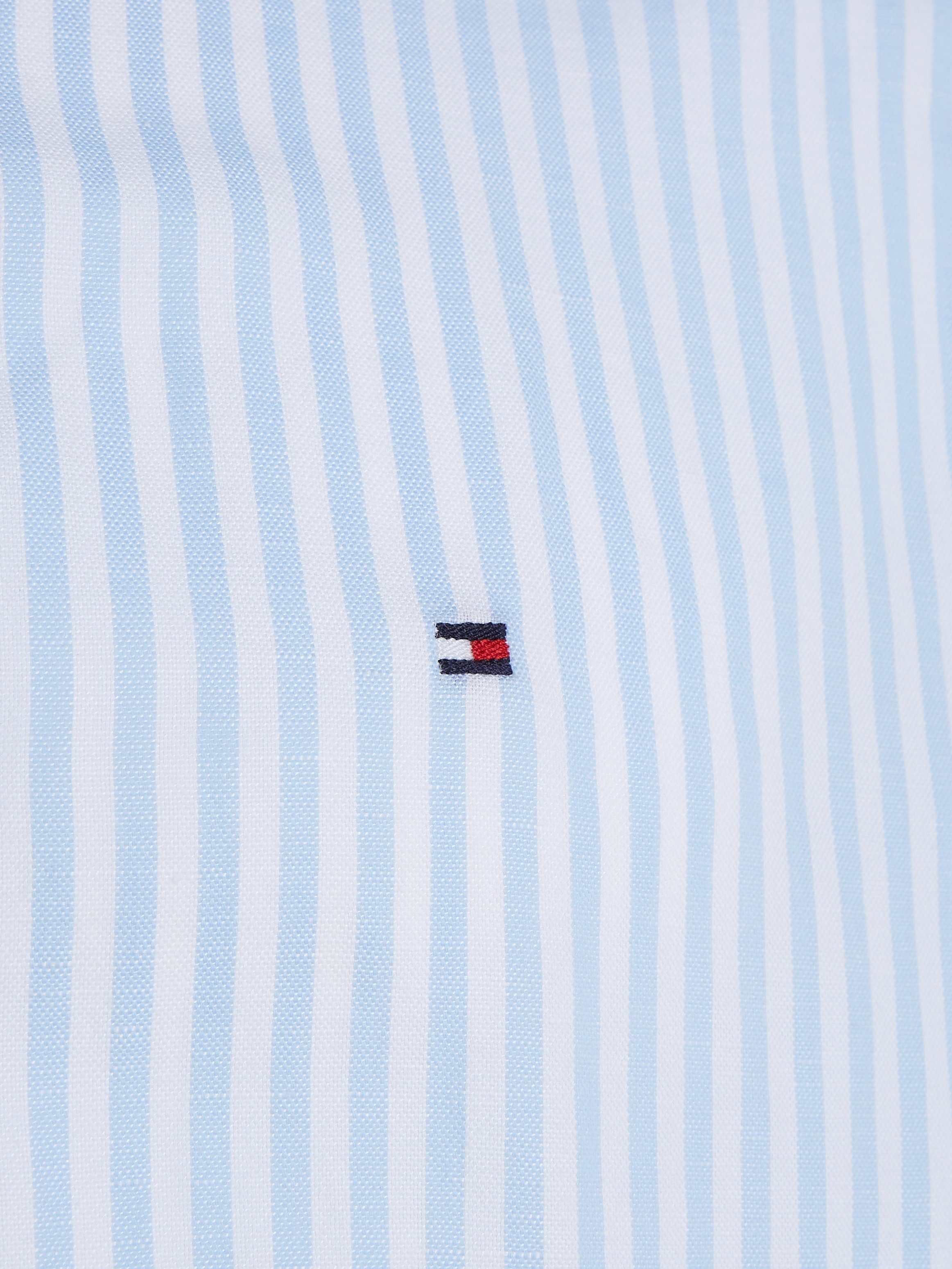 Tommy Hilfiger Overhemd met lange mouwen CL W-COTTON LINEN STRIPE SHIRT
