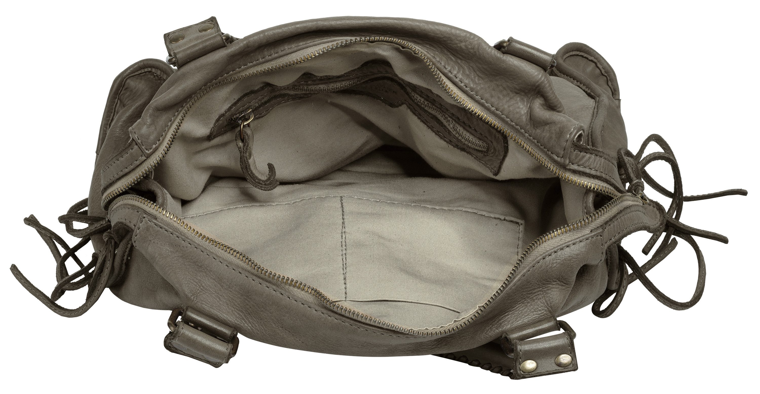 Samantha Look Shopper echt leer, made in italy (1-delig)