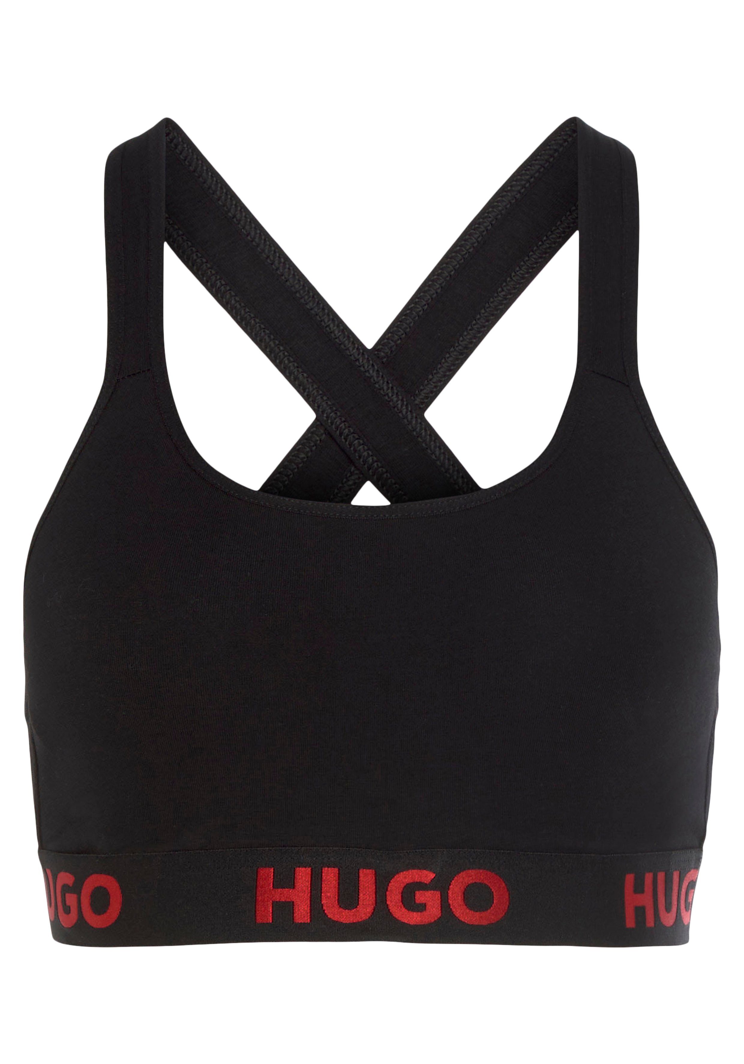 HUGO underwear Bralette-bh BRALETTE PADDED SPOR met elastische taille
