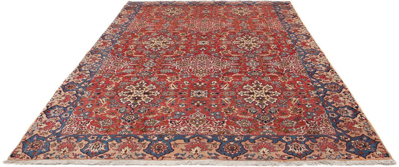 morgenland Wollen kleed Isfahan medaillon rosso 322 x 202 cm Uniek exemplaar met certificaat