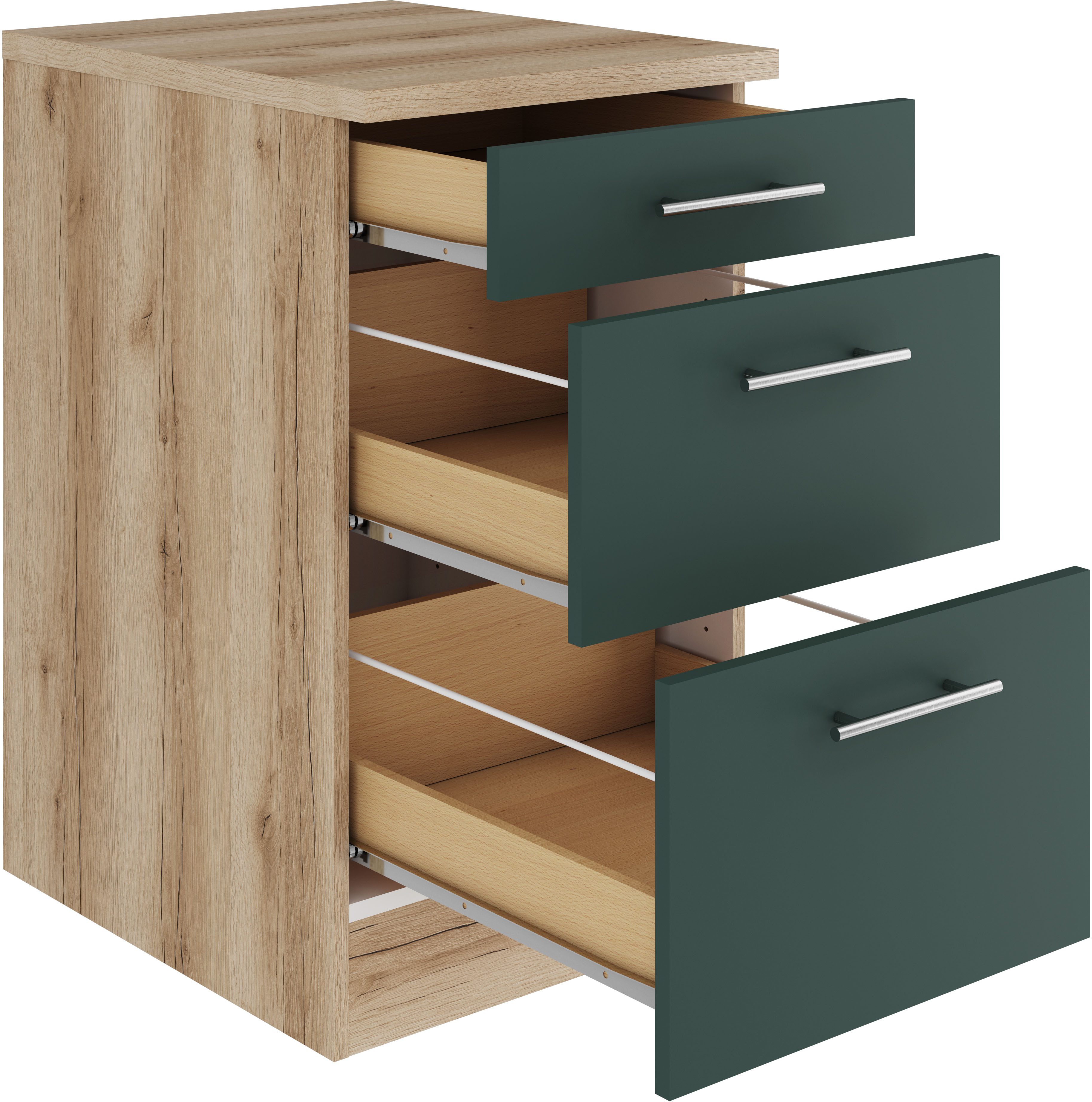 OPTIFIT Onderkast Bella Breedte 50 cm, 2 uittrekken, 1 lade