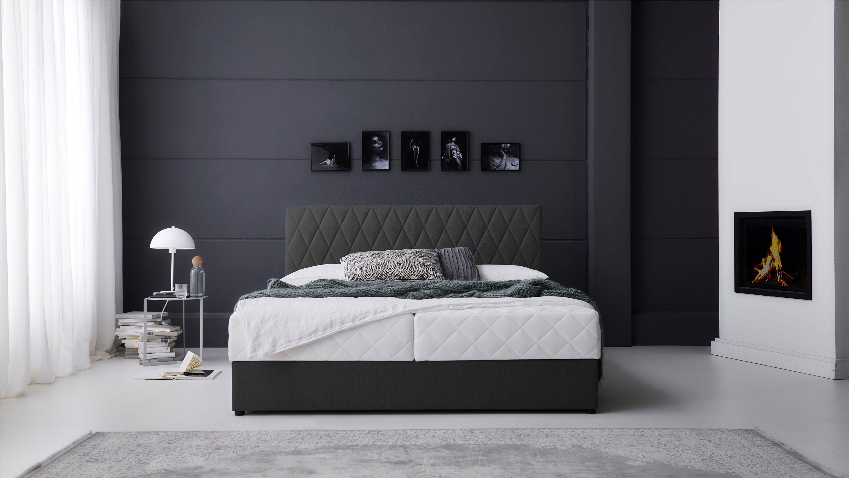 ATLANTIC home collection Boxspring BENITA met bedkist