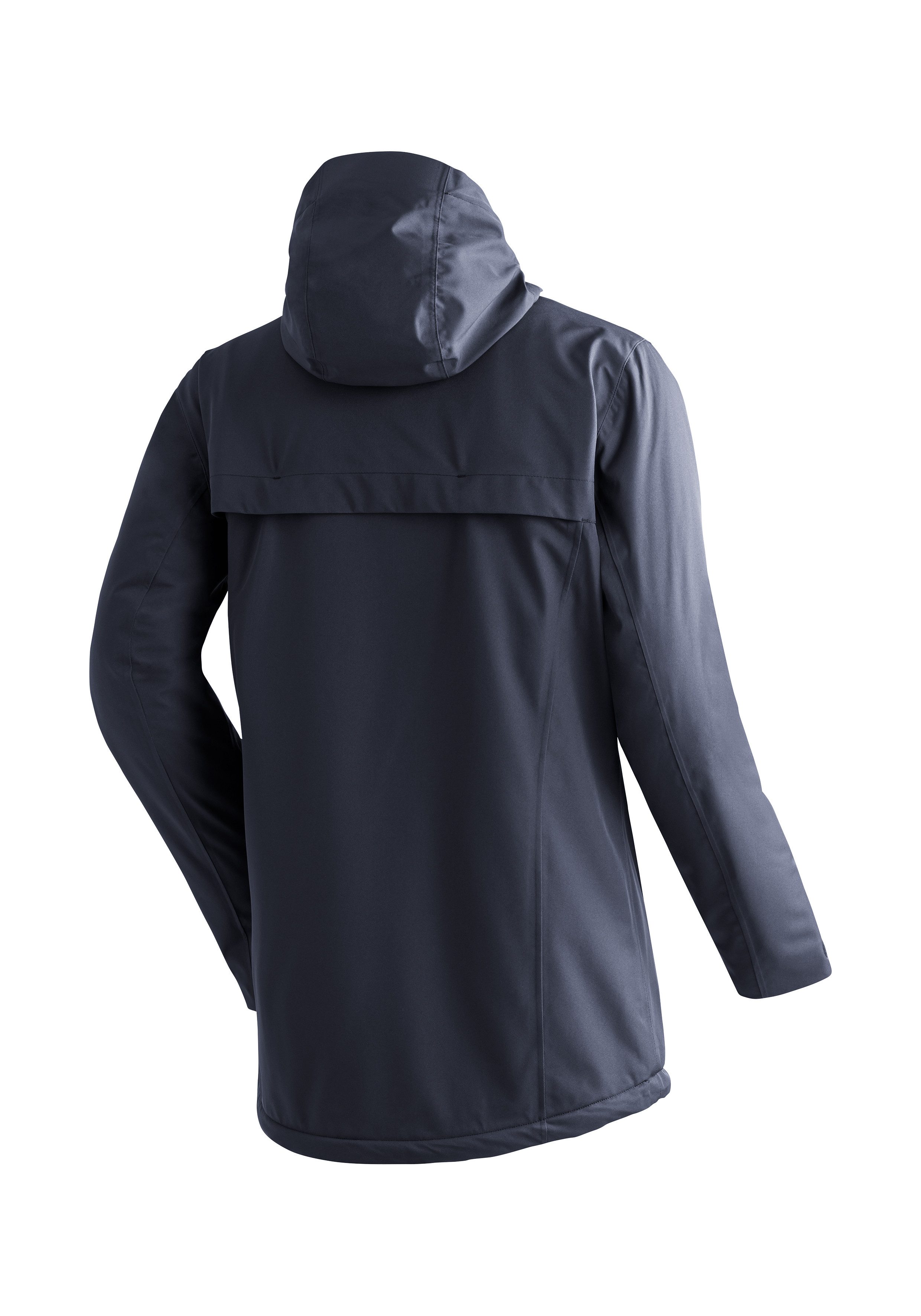 Maier Sports Functioneel jack Peyor long Heren regenjas, gewatteerde winterjas, wind-/waterdicht, reg. fit