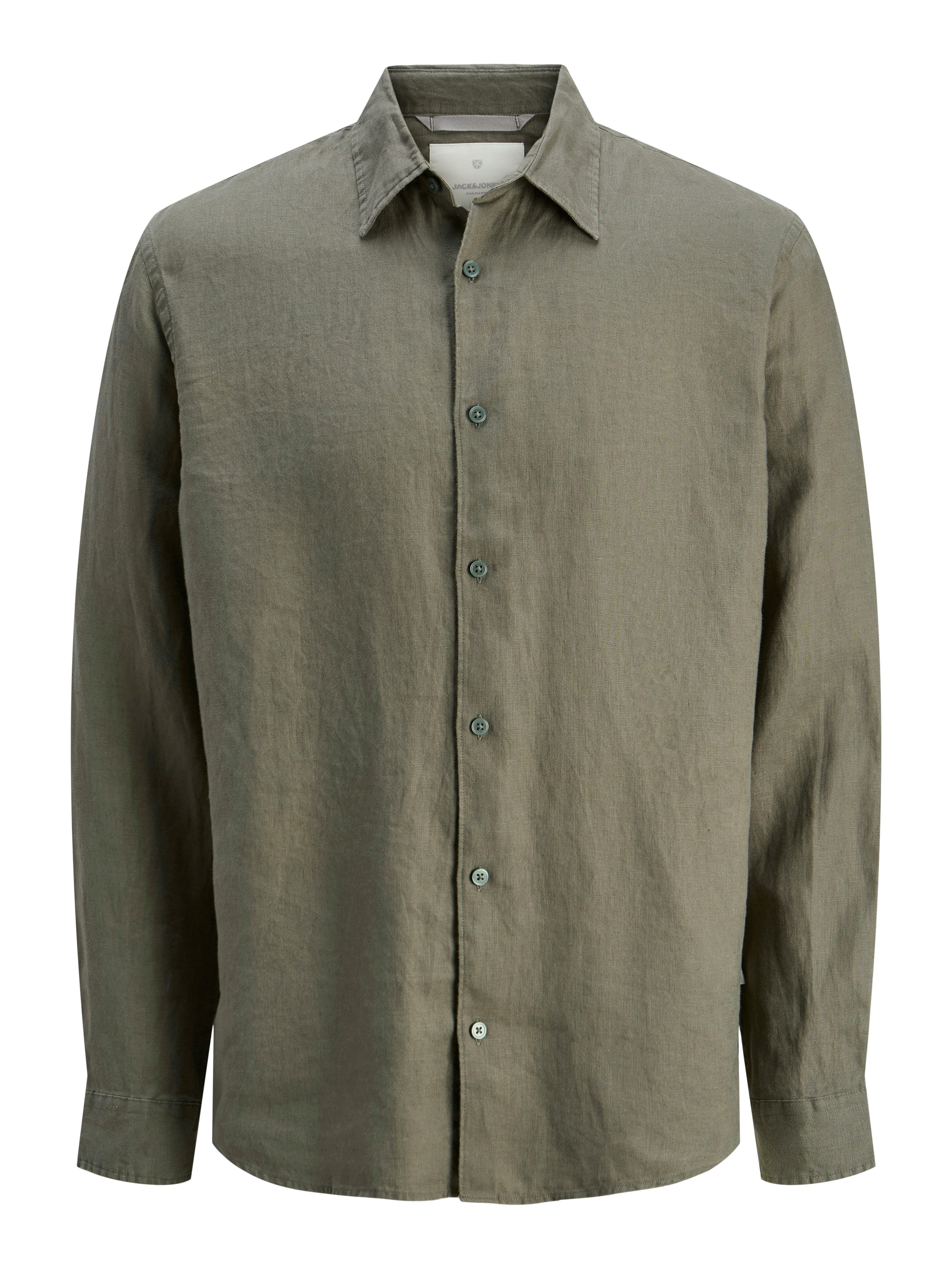 Jack & Jones Overhemd met lange mouwen JPRCCLAWRENCE LINEN L/S SHIRT SN