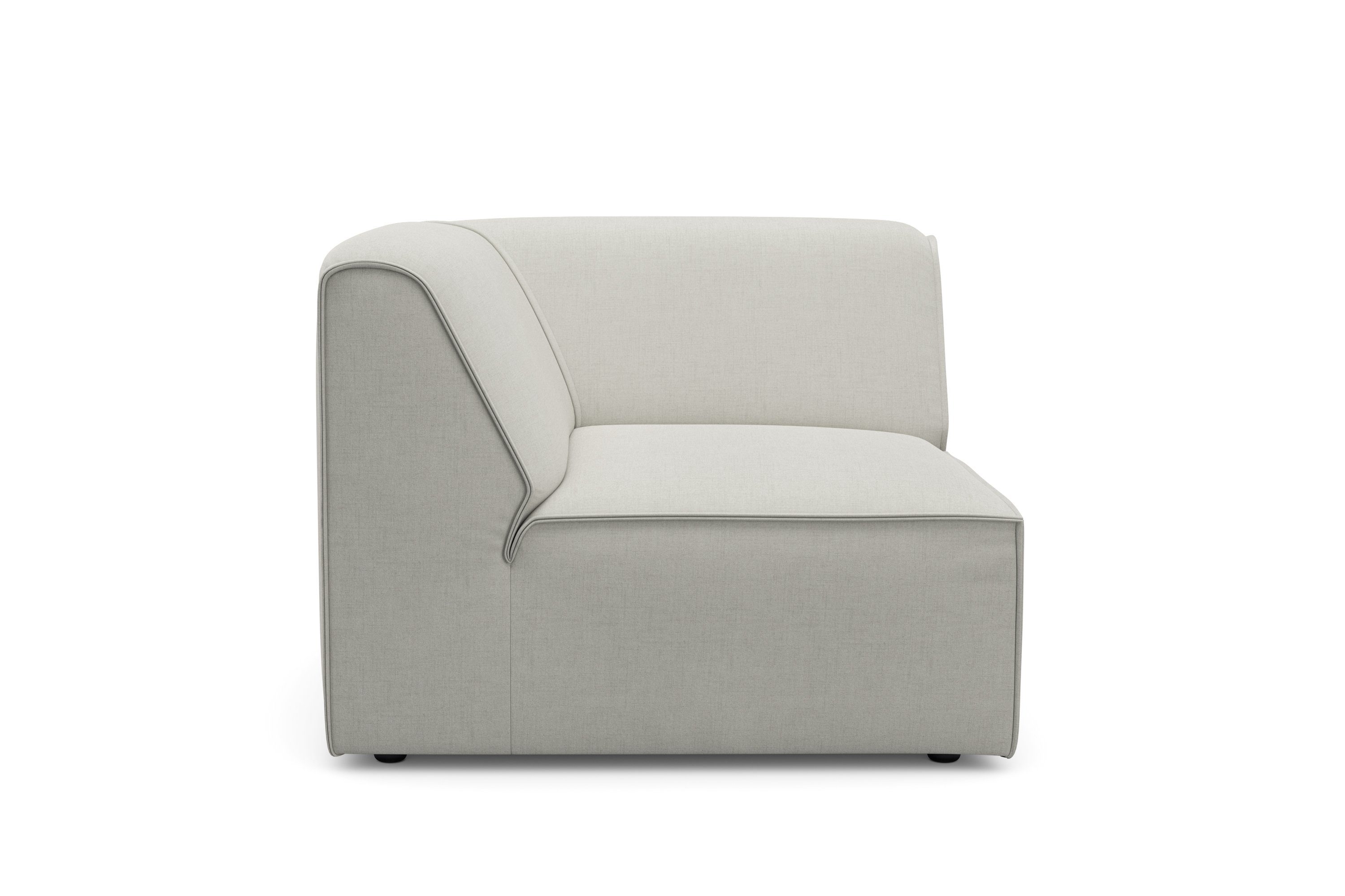 RAUM.ID Bank-hoekelement Merid, sofa-element, afmetingen B/D/H: 97/97/46 cm als module of apart te gebruiken, voor individuele samenstelling