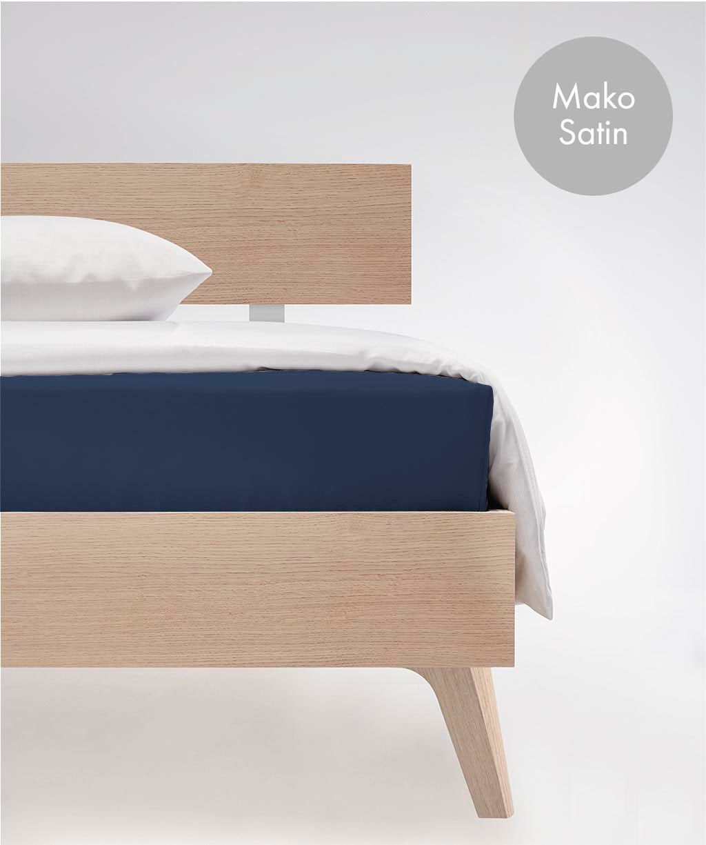 fleuresse Hoeslaken Colours in mt. 90x200, 140x200 of 180x200 cm Mako satijn, voor matrassen tot 23 cm hoog, onderlaken, hoeslaken (1 stuk)