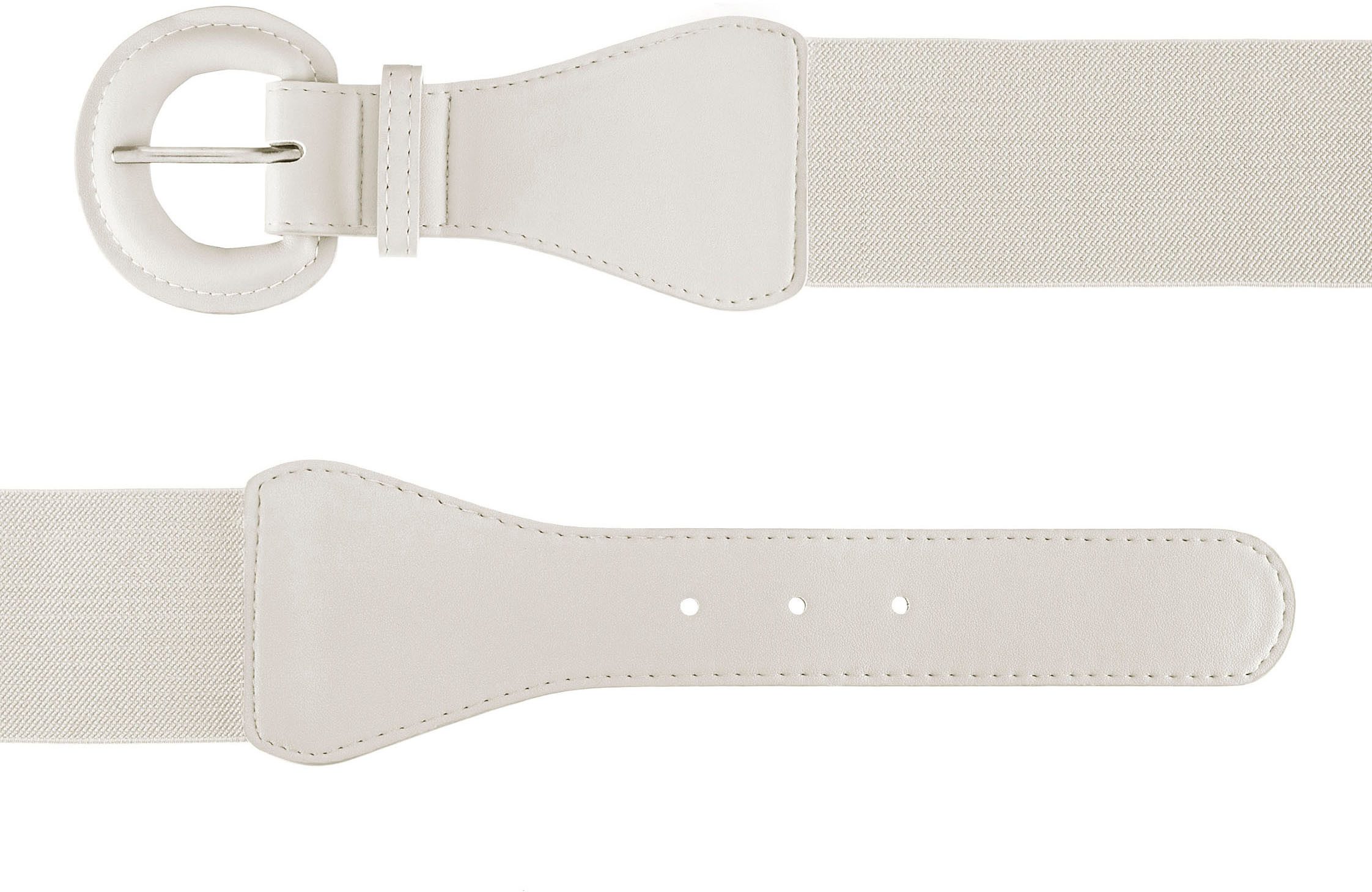 Lascana Tailleriem Stretch riem Shaping-effect, grote gesp, voor jurk & overall, buikriem