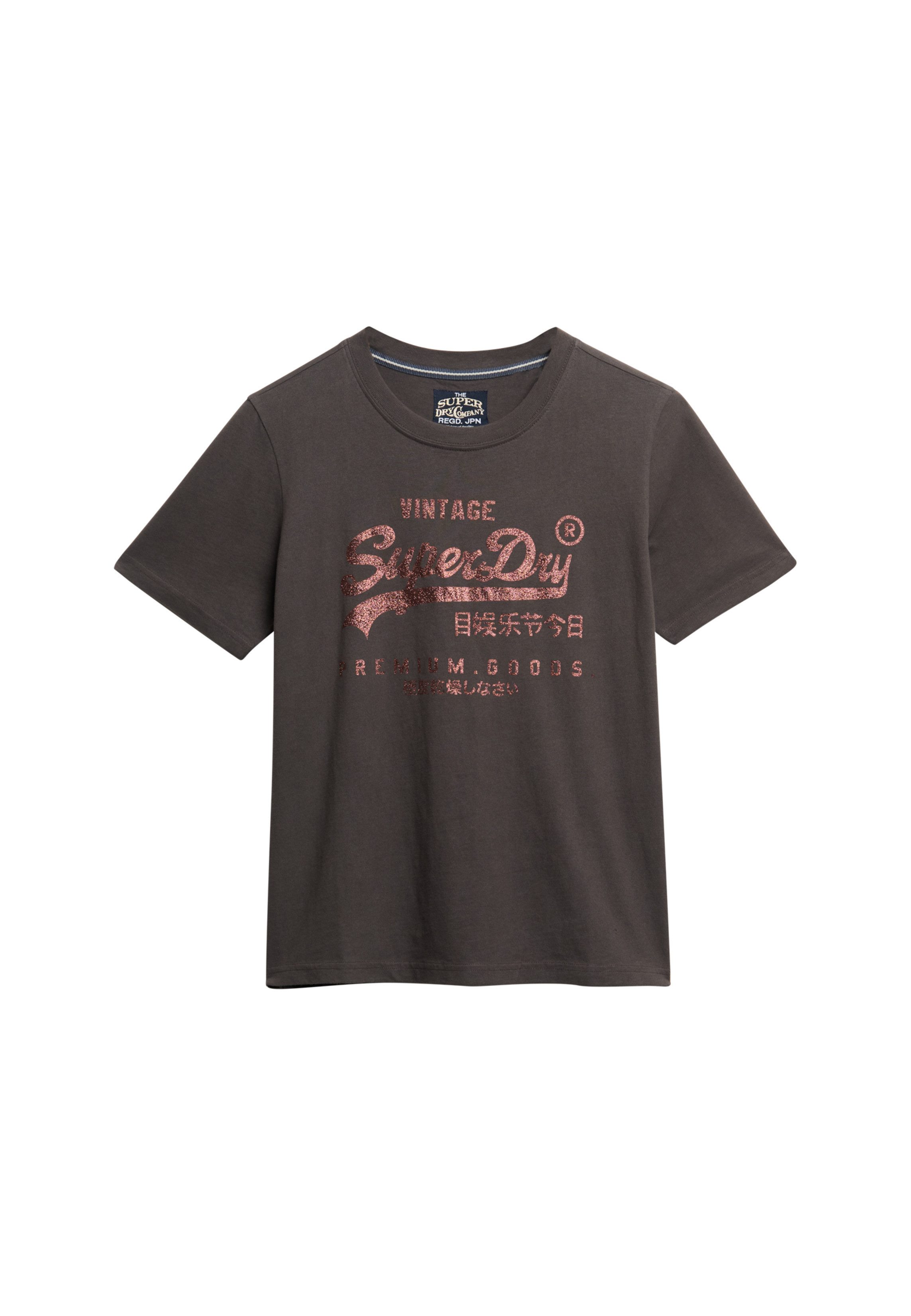 Superdry Shirt met print EMBELLISHED VL RELAXED TEE