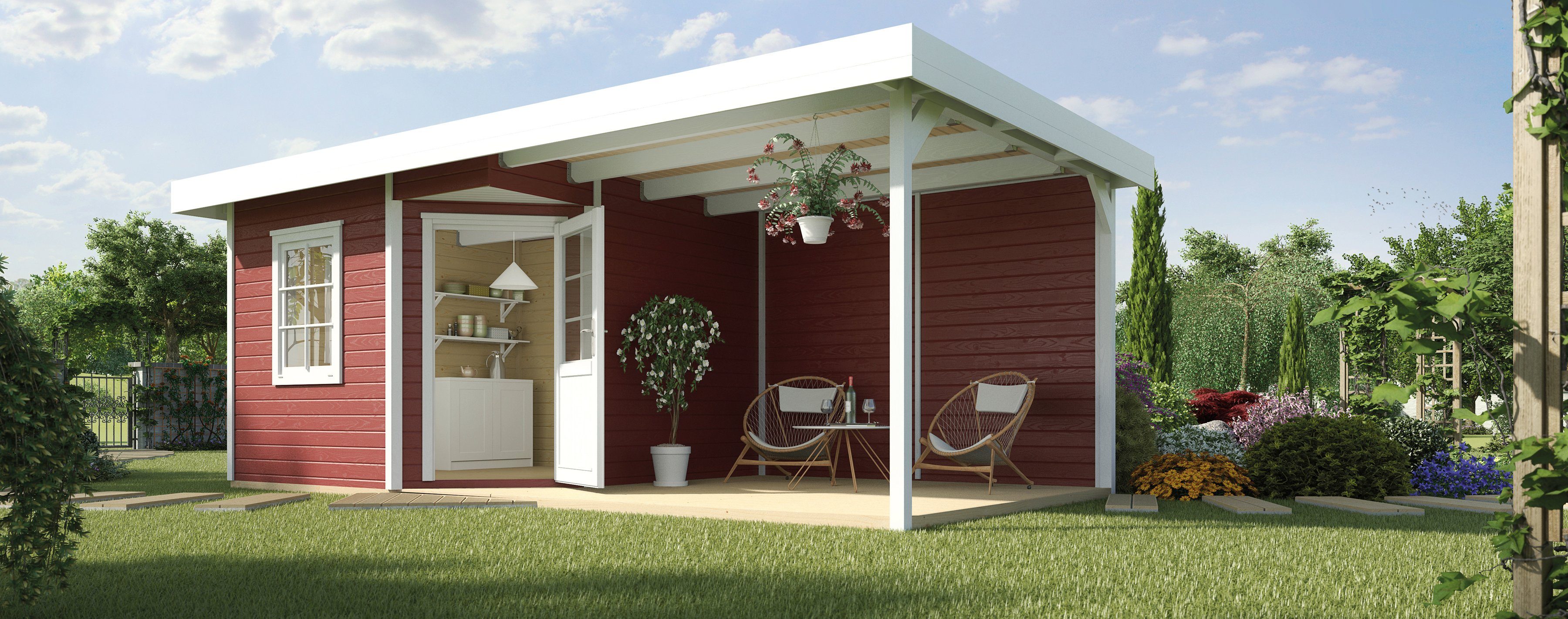 weka Tuinhuisje Designhaus 213B Maat 1 (set)