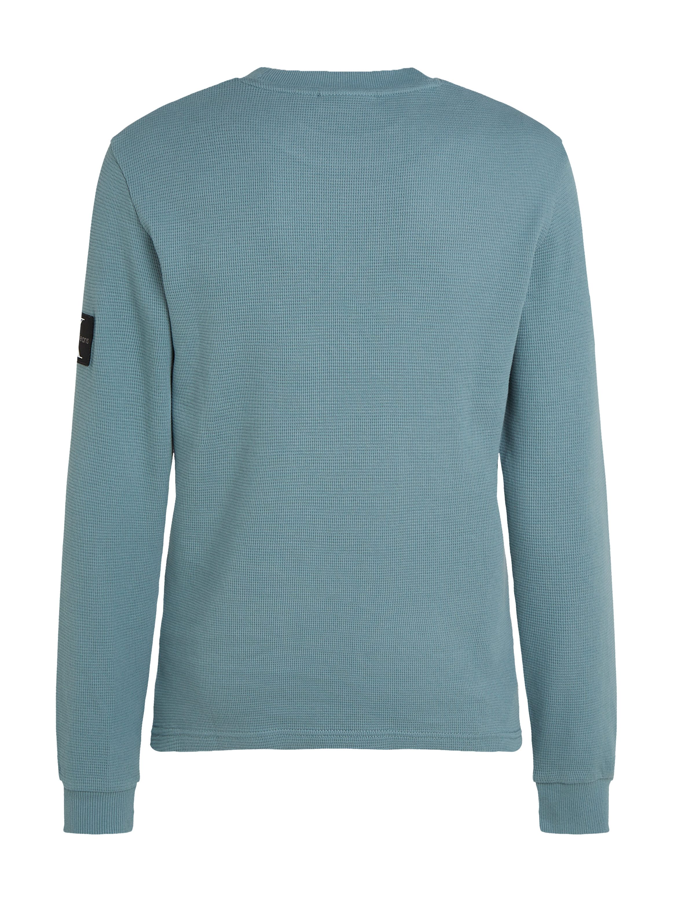 Calvin Klein Shirt met lange mouwen BADGE WAFFLE LS TEE