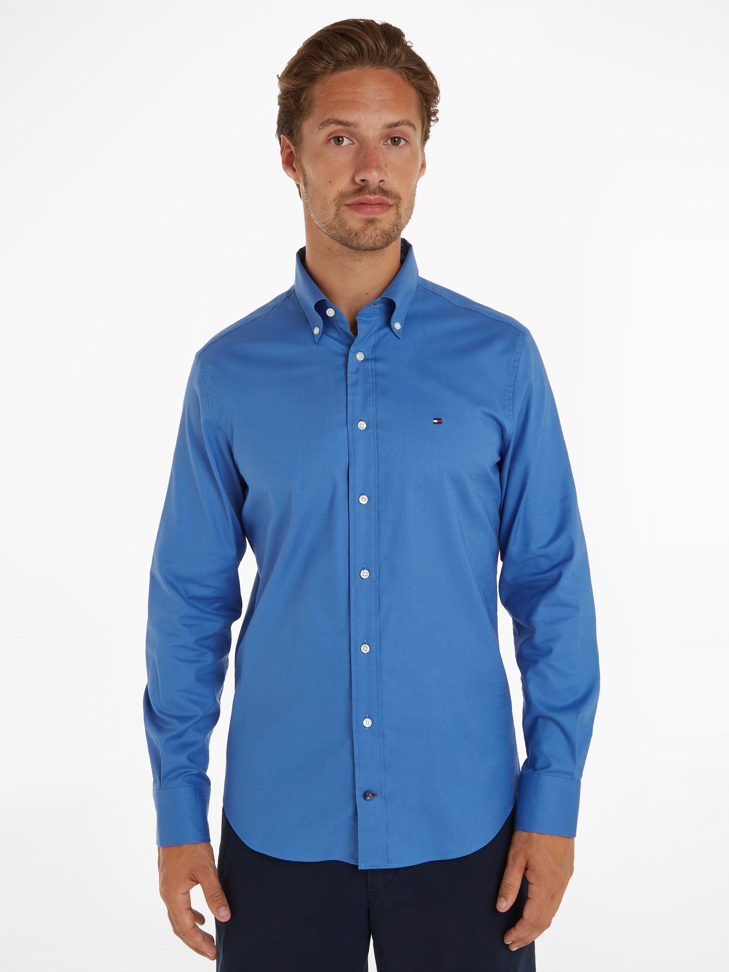 Tommy Hilfiger TAILORED Businessoverhemd CL FLEX OXF RF SHIRT