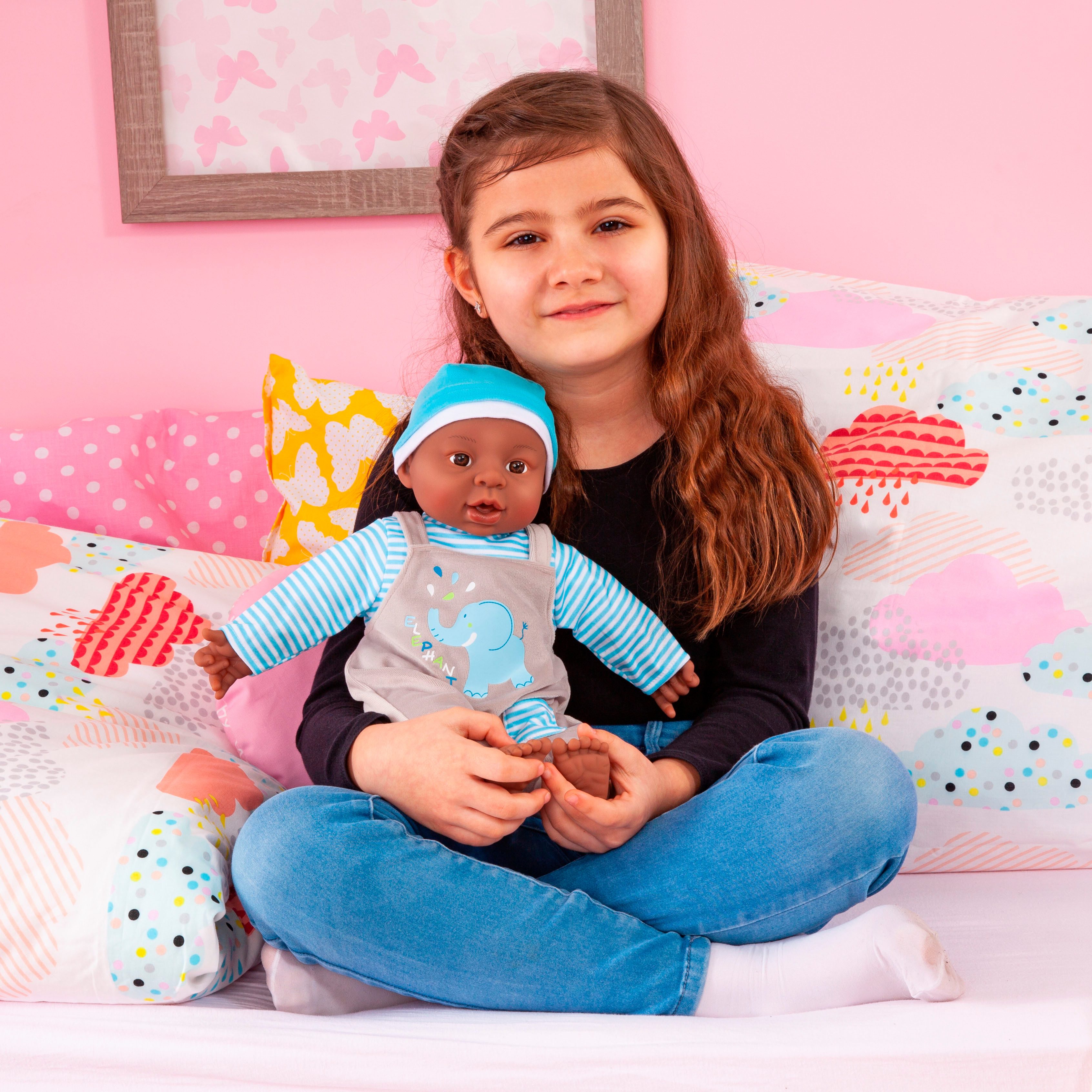 Bayer Babypop Interactieve Baby Jongentje, 40 cm