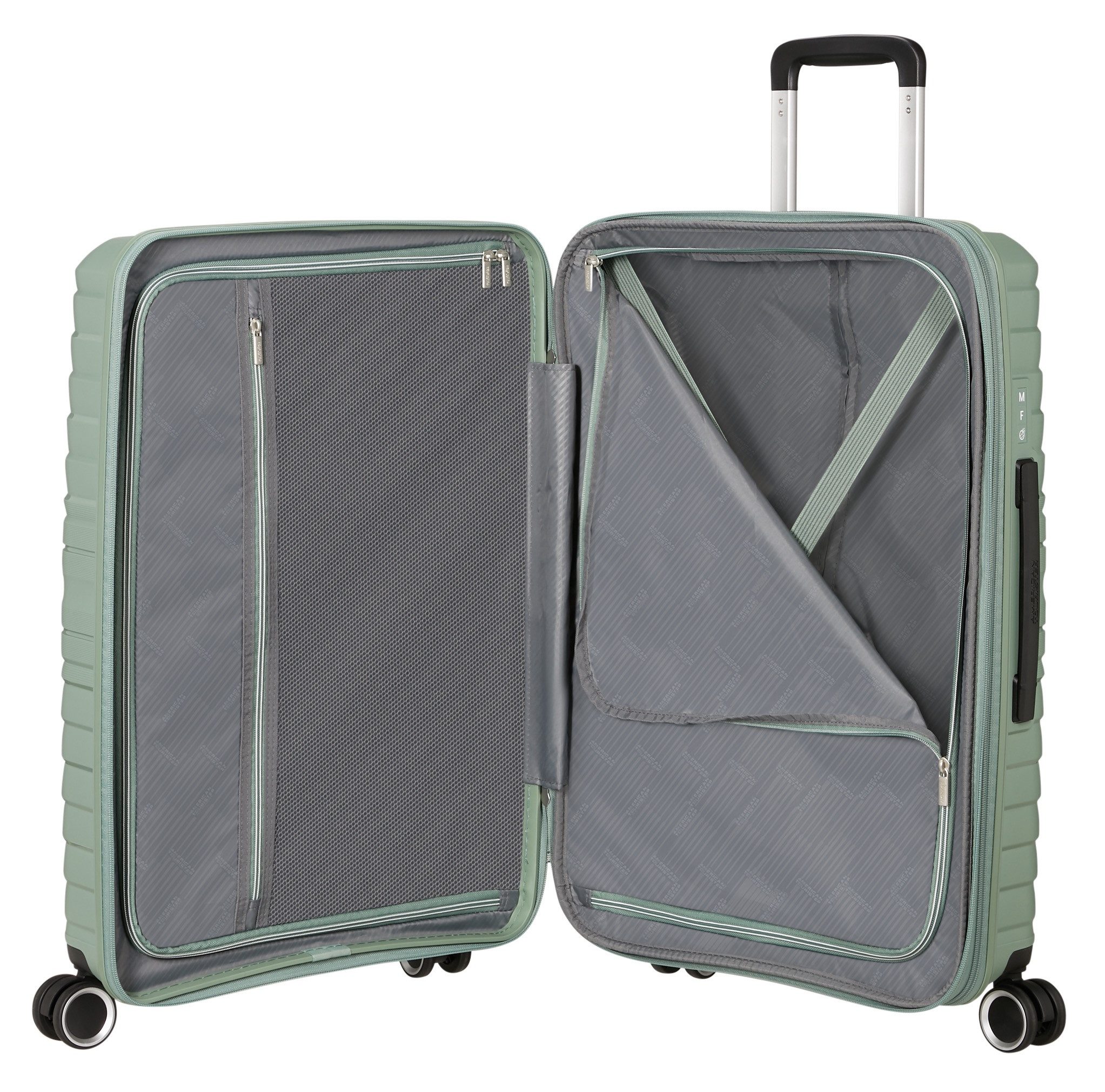 American Tourister® Hardshell-trolley FLYTWIST, verschillende maten en kleuren Hardcase koffer personaliseerbaar volume uitbreiding