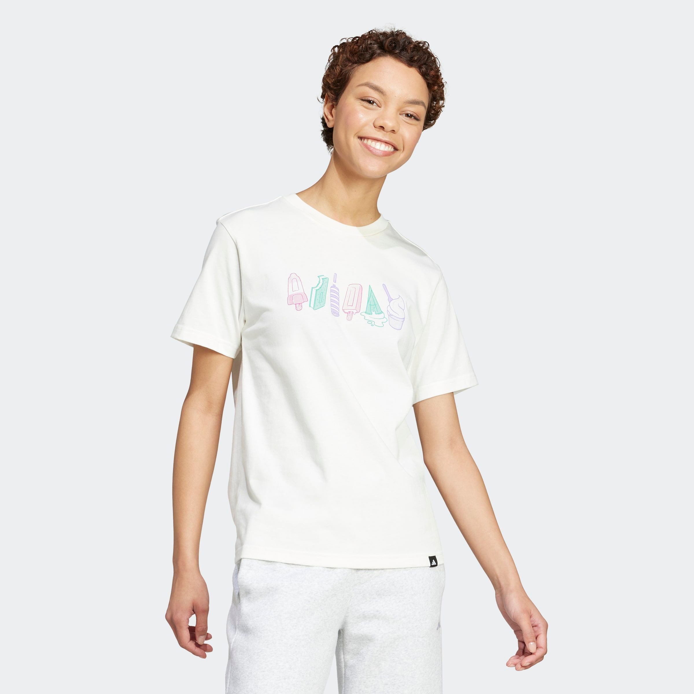 adidas Sportswear T-shirt W L FOOD TEE