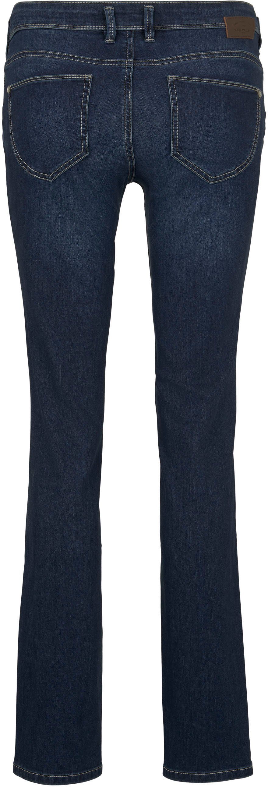 Tom Tailor Rechte jeans Alexa straight met contrasterende stiksels