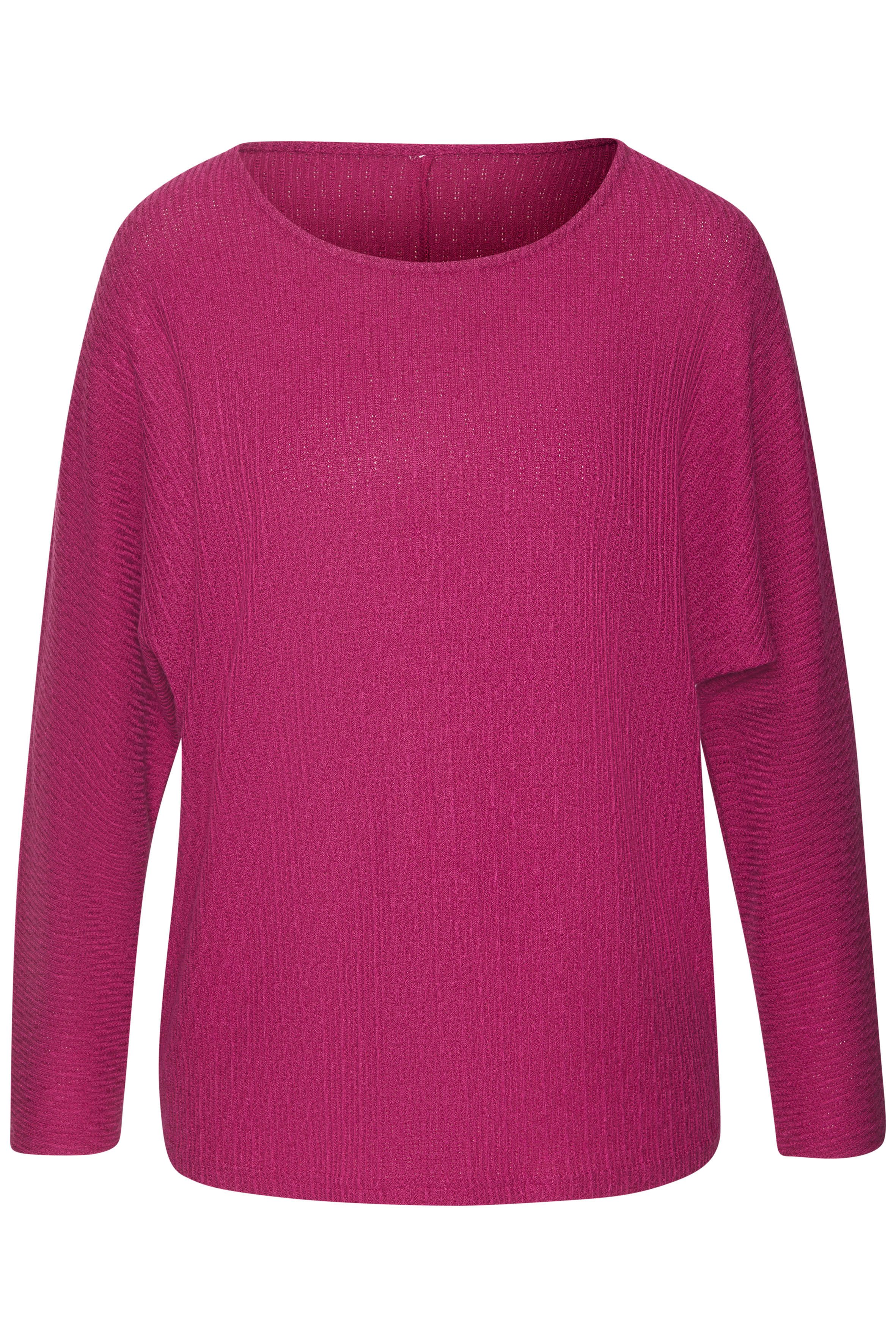 Vivance Shirt met lange mouwen In modieuze structuur-look van onderhoudsvriendelijke breikwaliteit met viscose (Set van 2)