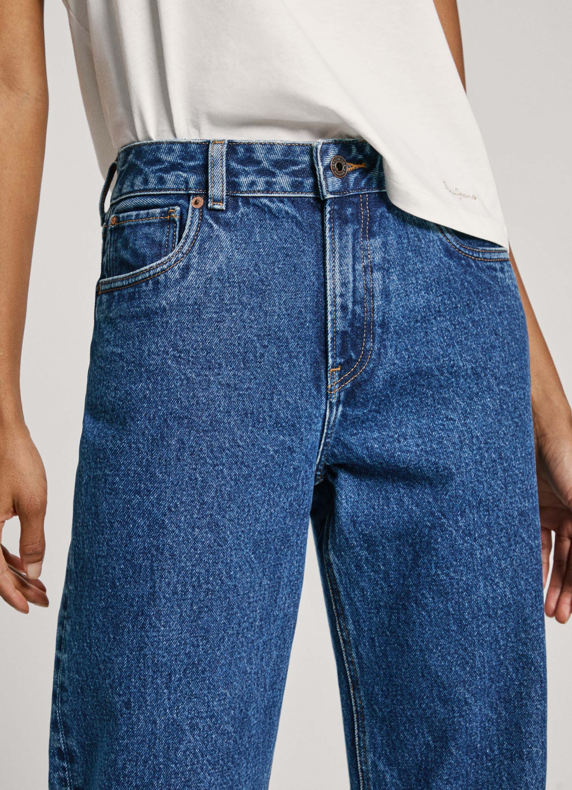Pepe Jeans Loose fit jeans LOOSE ST JEANS HW met rechte, brede pijp