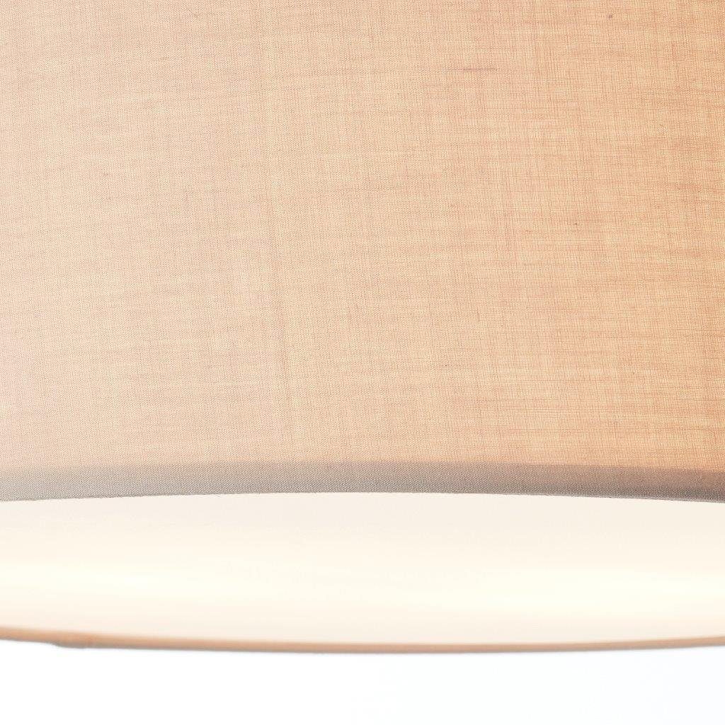 Lüttenhütt Plafondlamp Lüchte Stof - scherm uni, greige, plafondlamp ø 45 cm