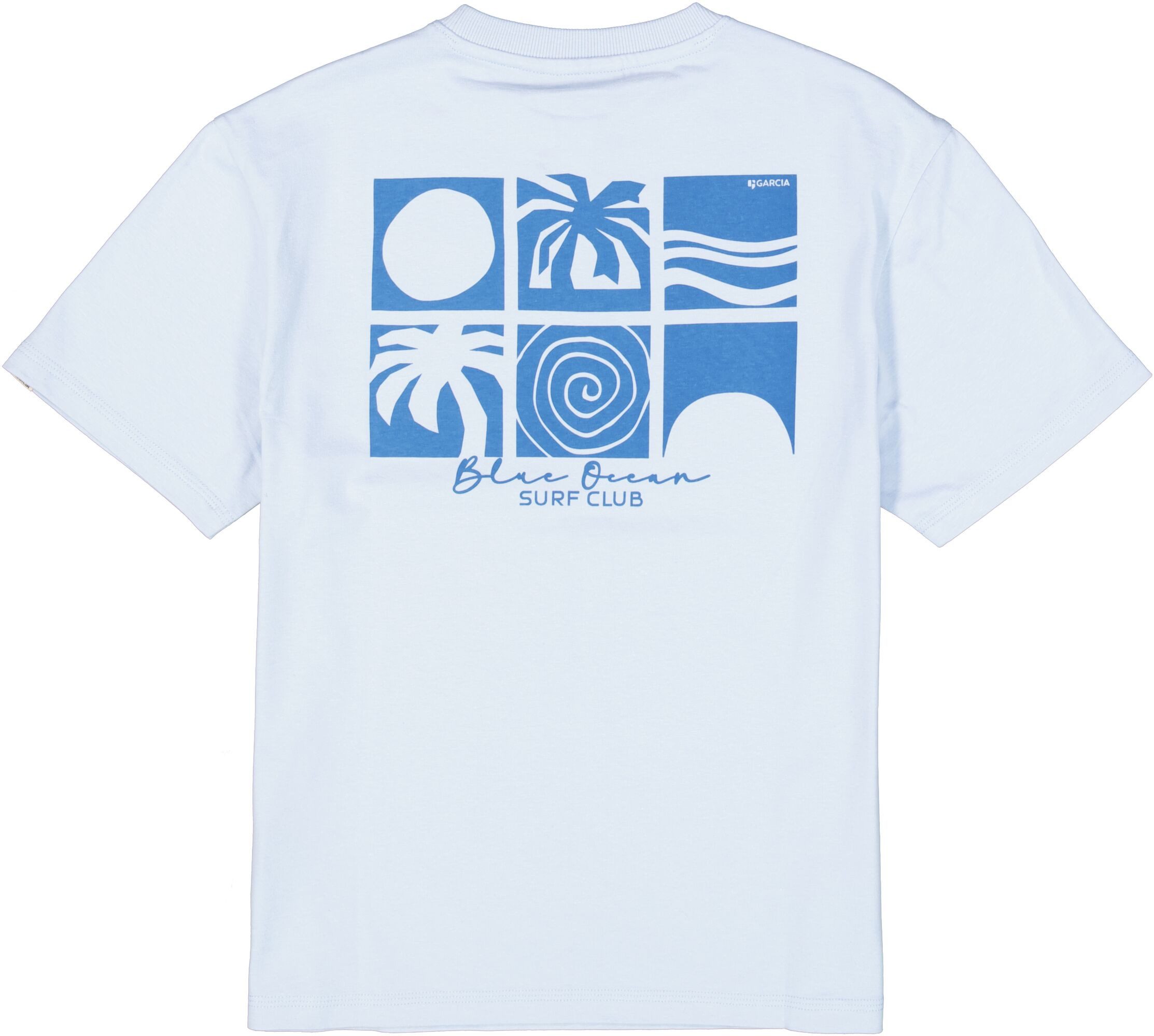 Garcia T-shirt met front- en backprint voor jongens