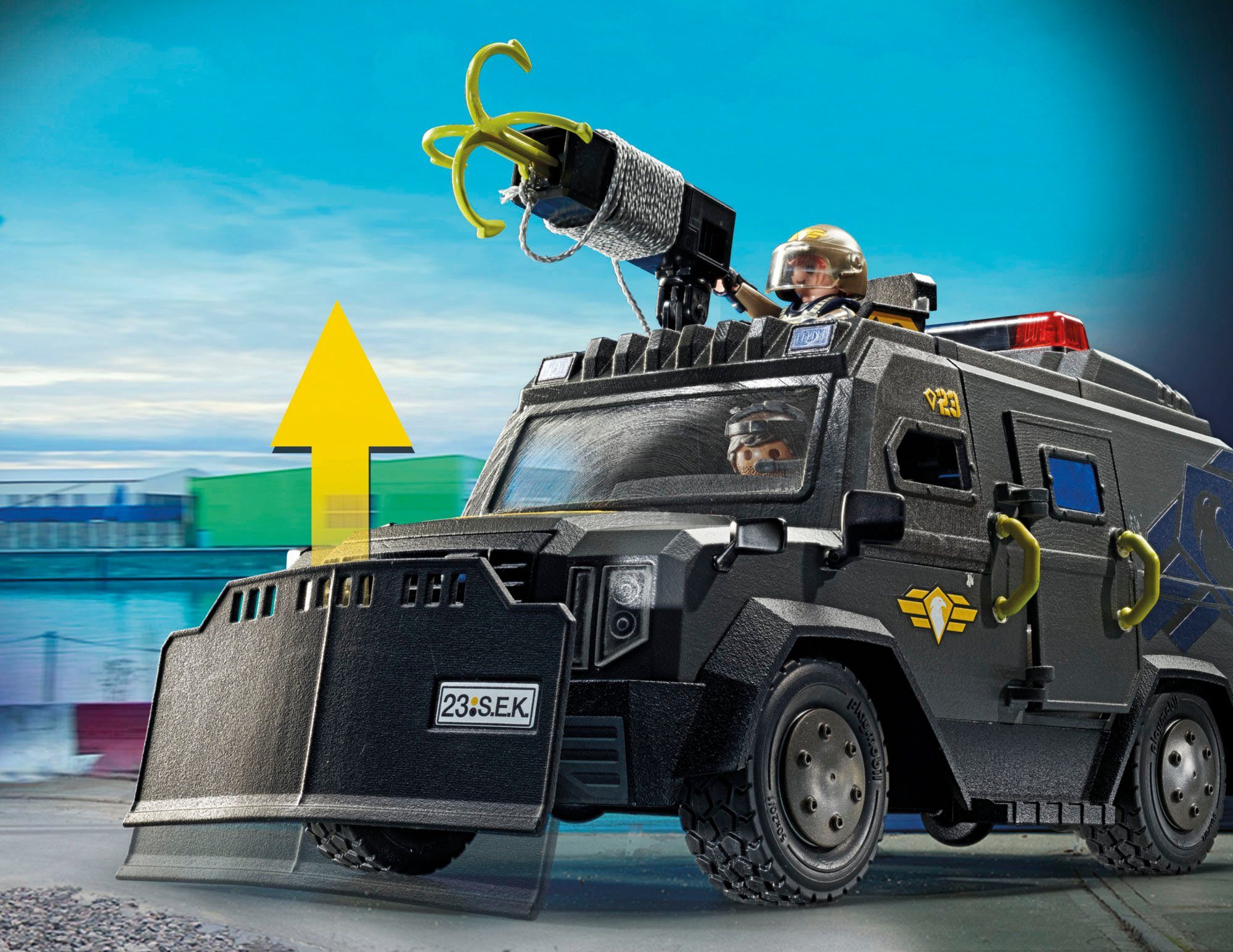 Playmobil® Constructie-speelset SWAT terreinvoertuig (71144), My Action Heroes (73-delig)
